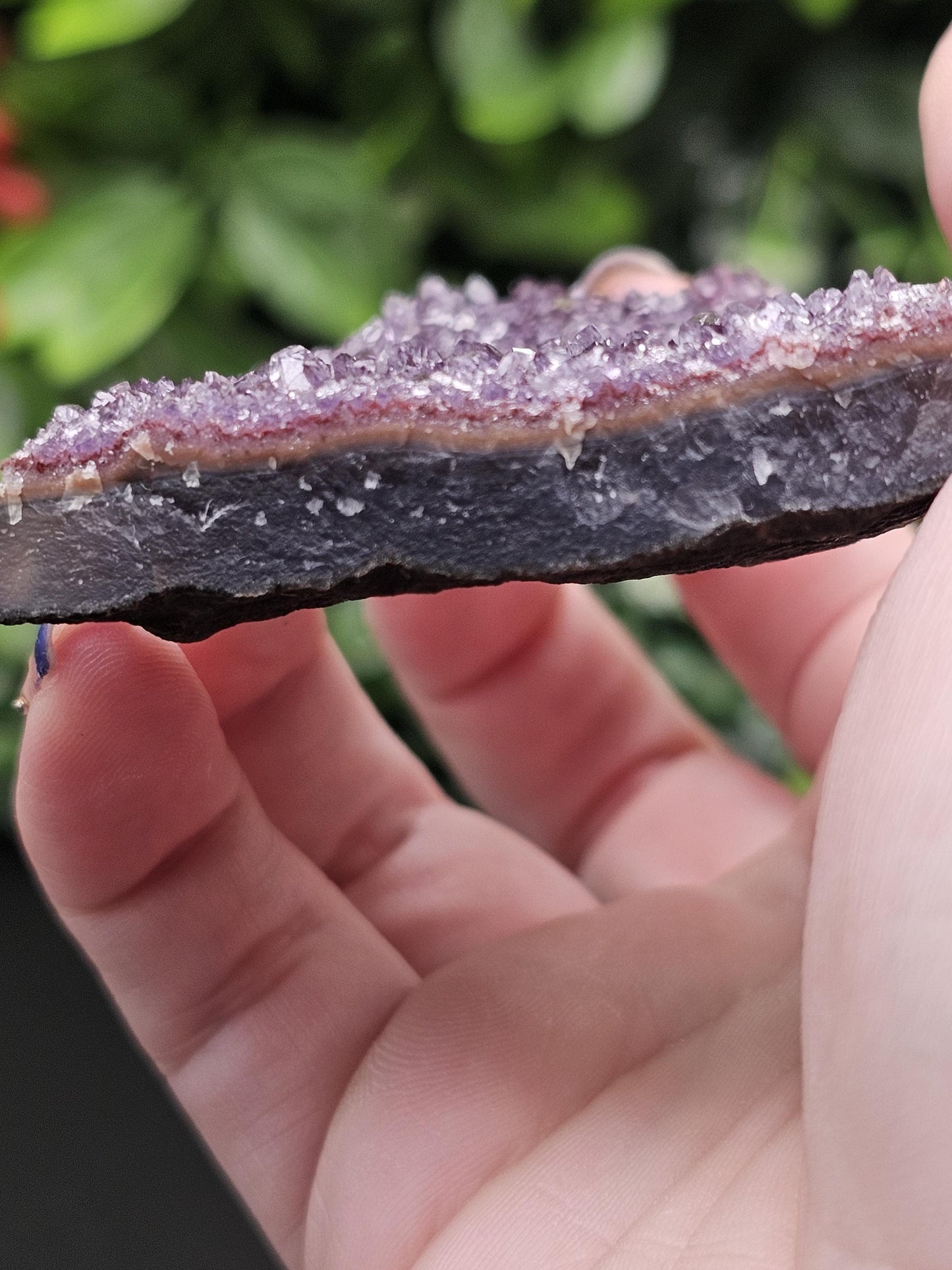 Rainbow Uruguay Amethyst Heart Cluster