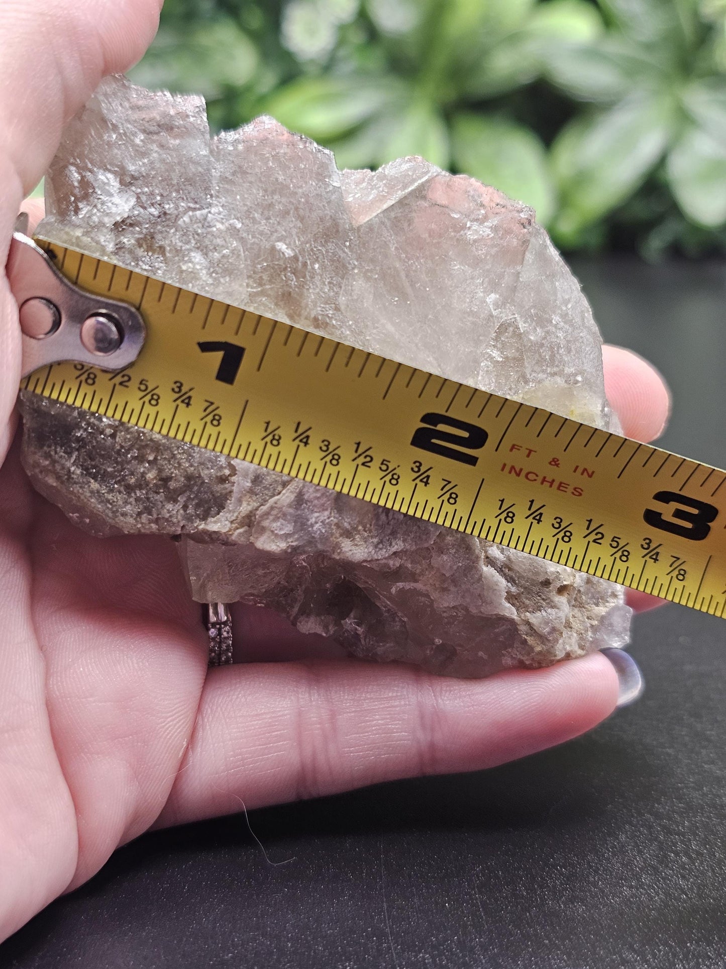 Dark Smoky Quartz Crystal Cluster