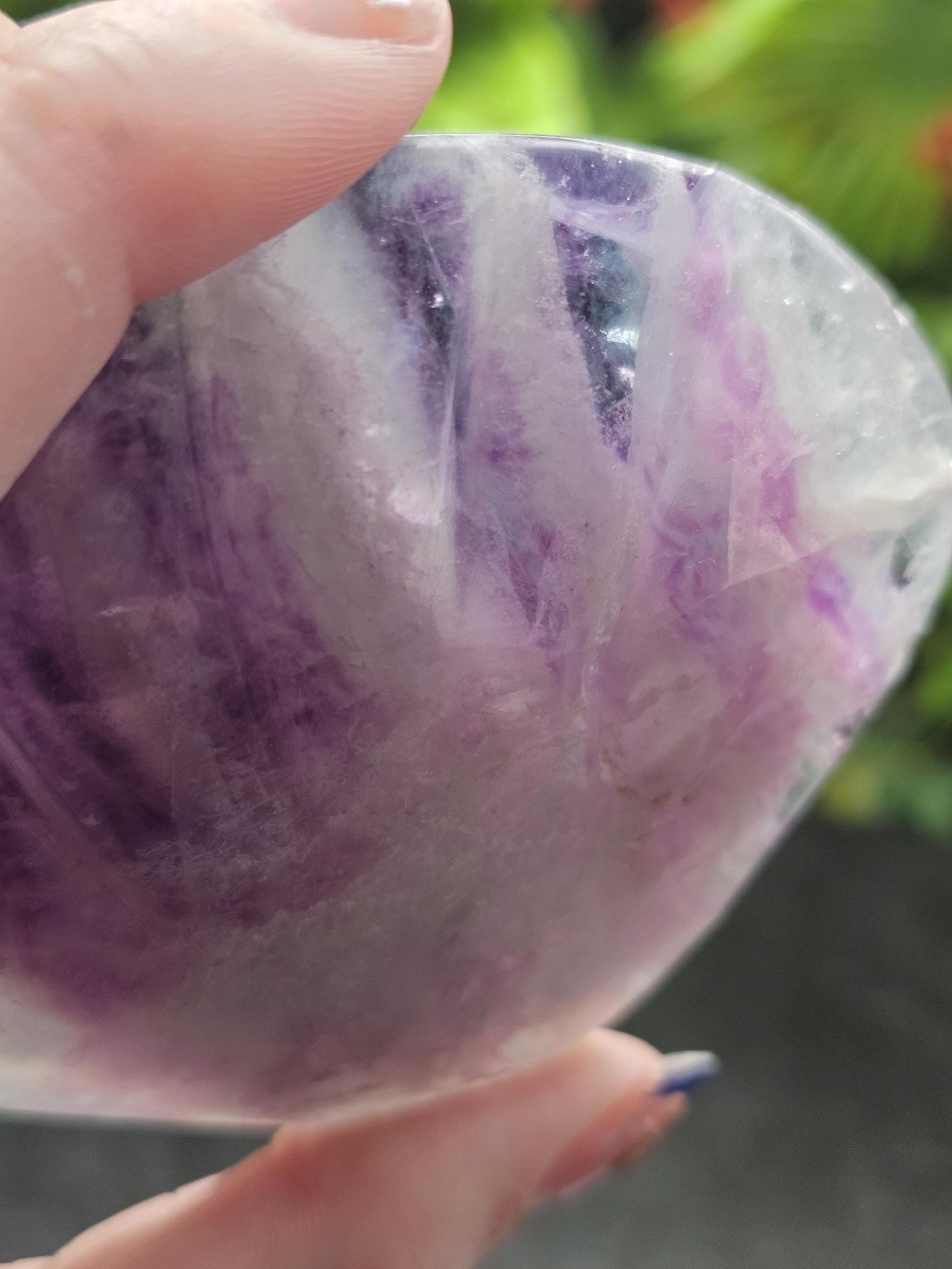Snowflake Fluorite Sea Shell Carving