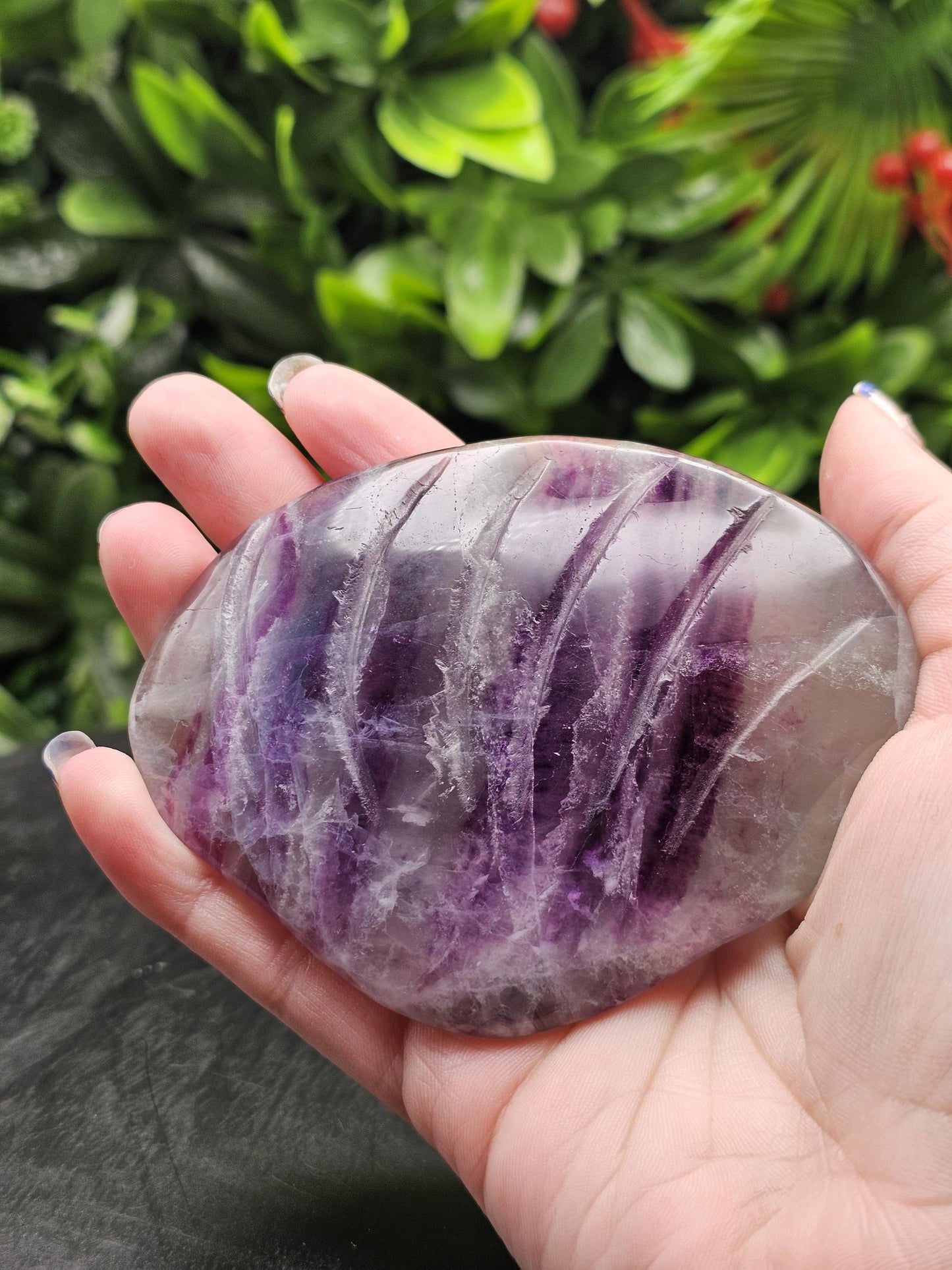 Snowflake Fluorite Sea Shell Carving