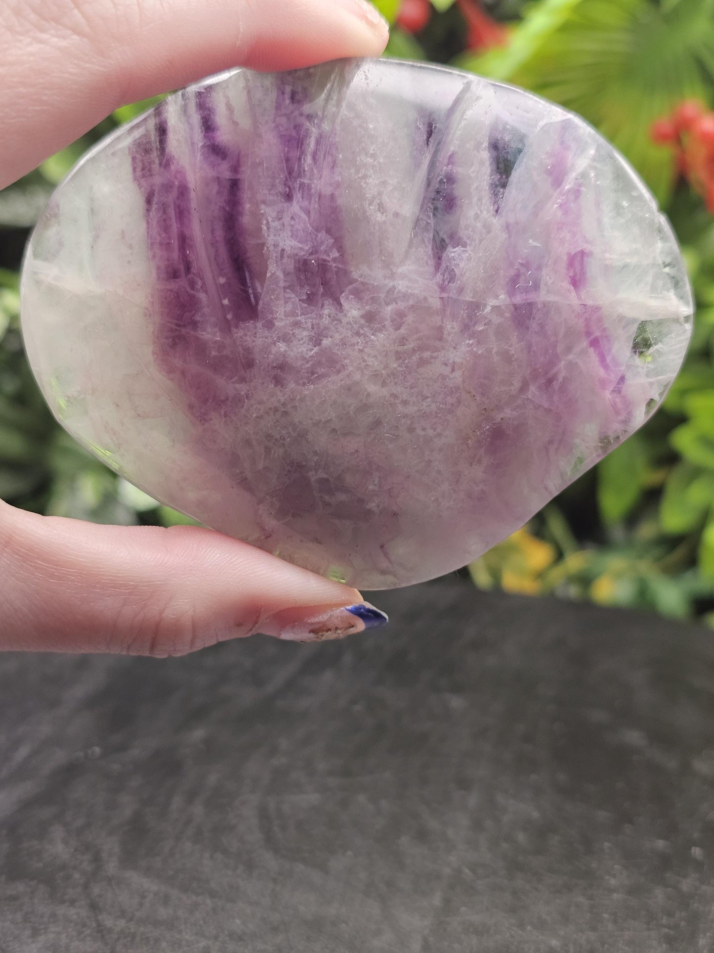 Snowflake Fluorite Sea Shell Carving