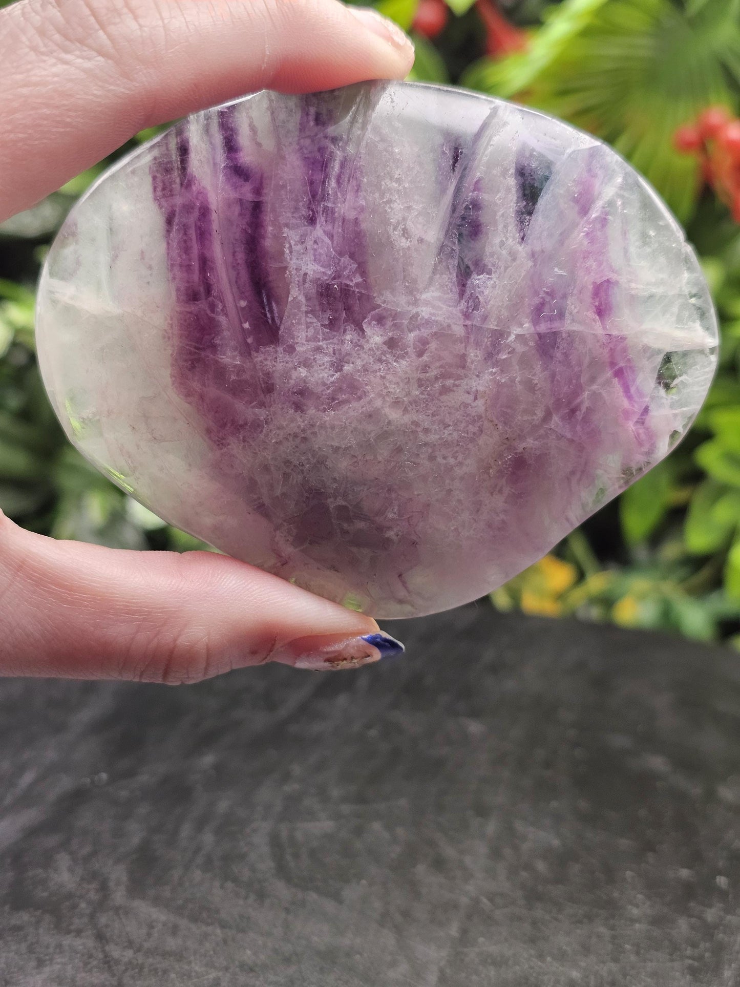 Snowflake Fluorite Sea Shell Carving