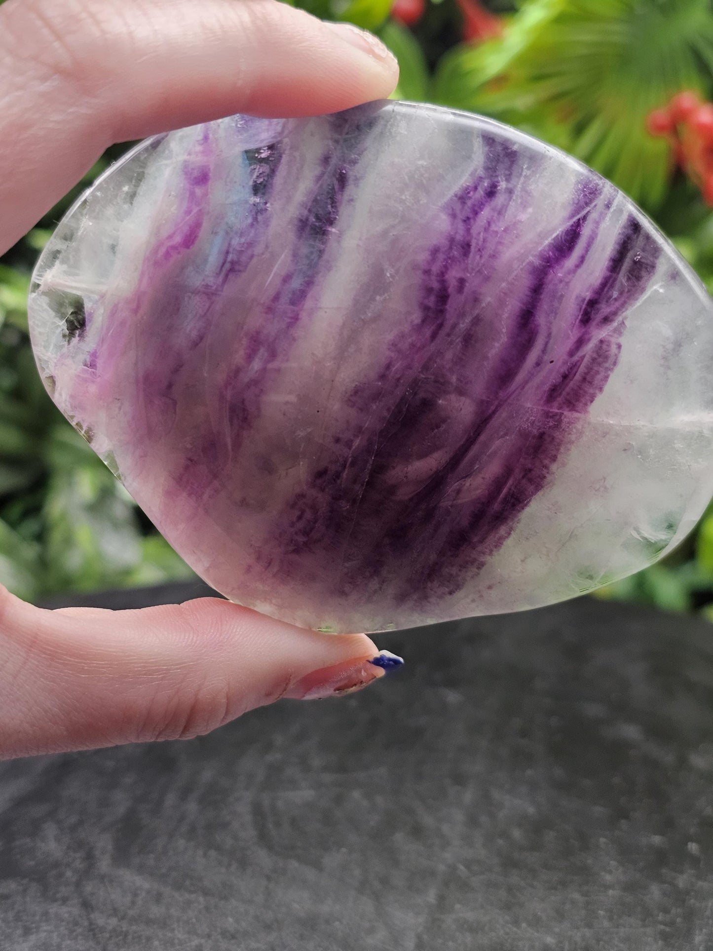 Snowflake Fluorite Sea Shell Carving