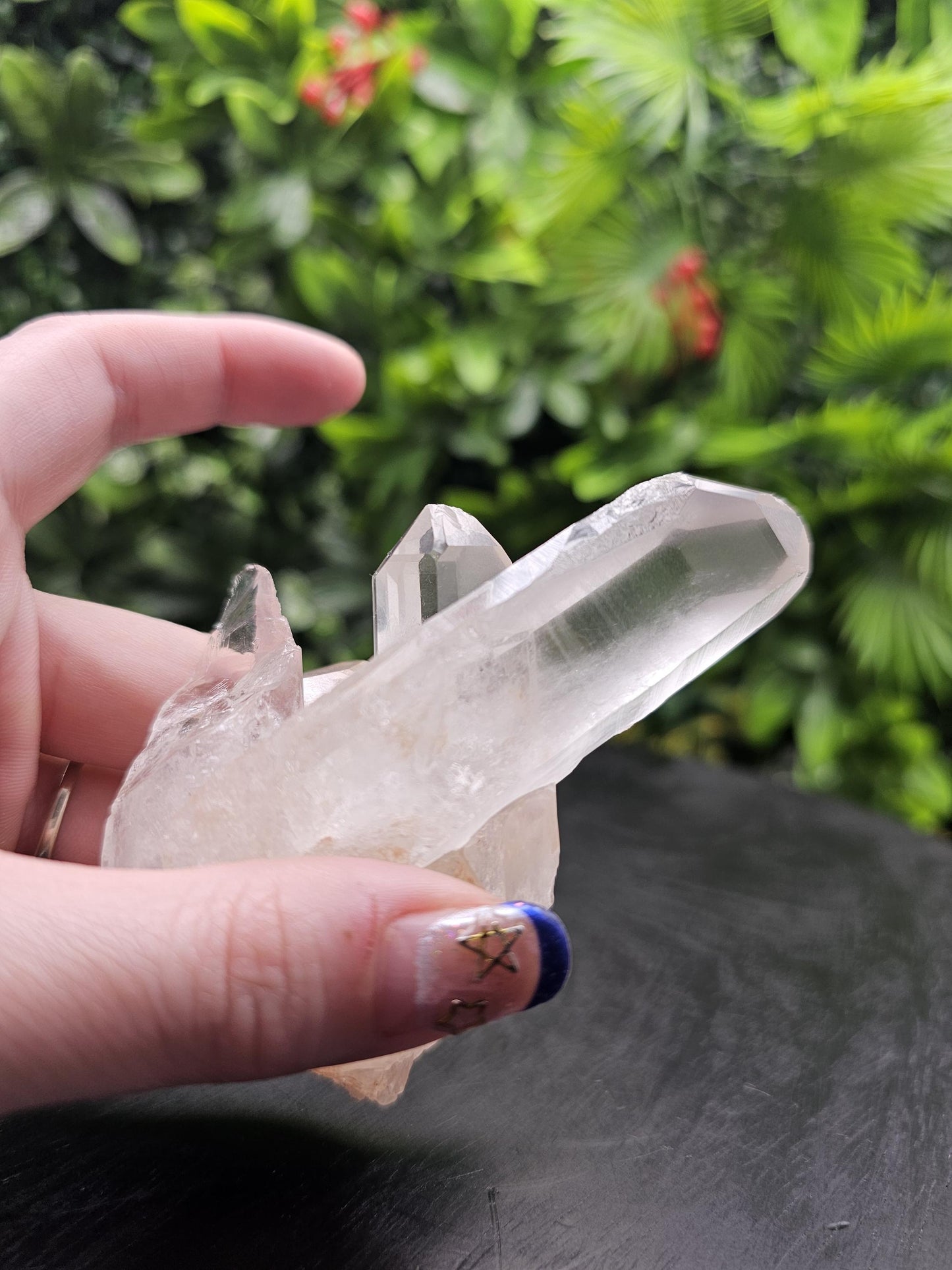 Clear Quartz Crystal Cluster