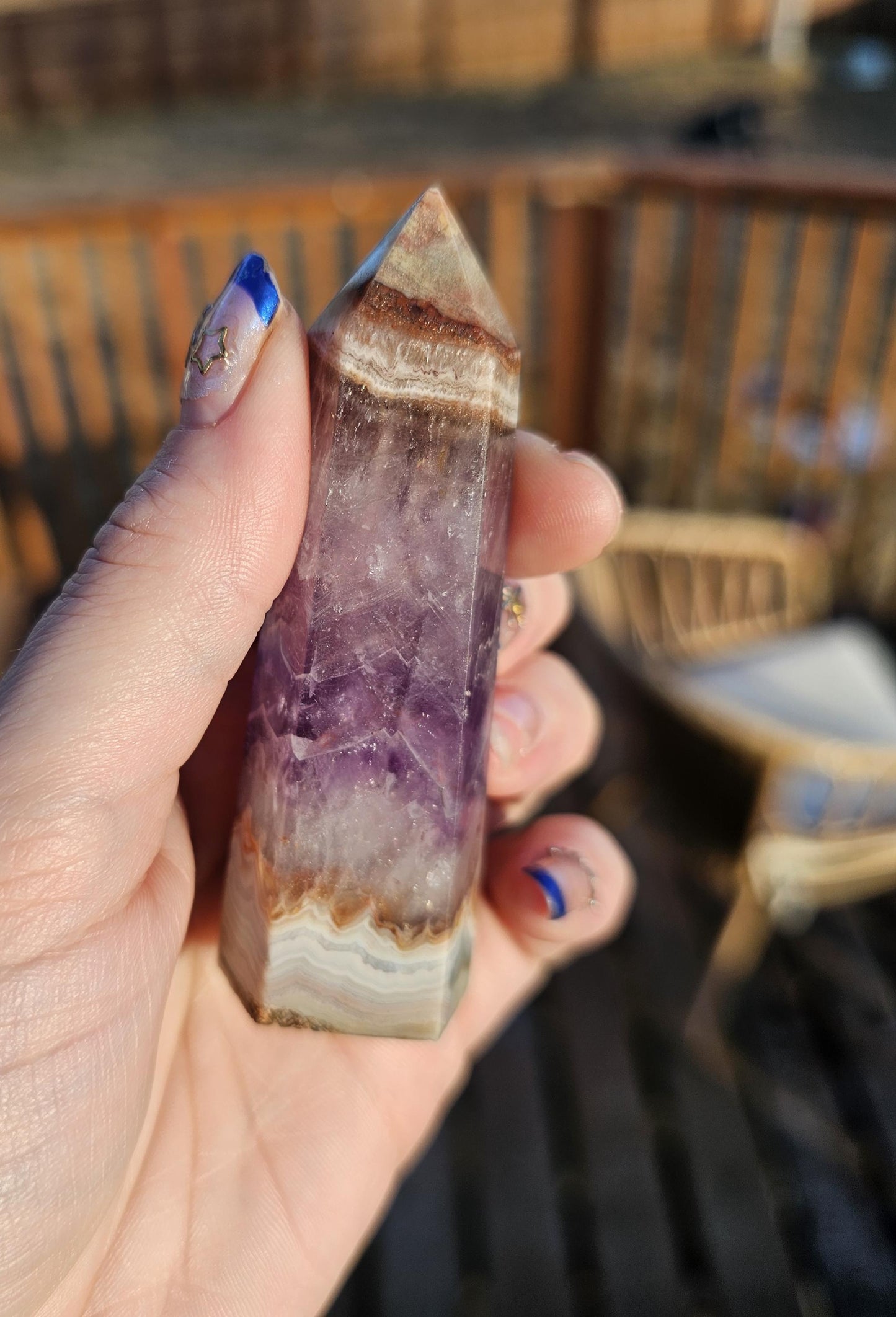 Chevron Amethyst Tower