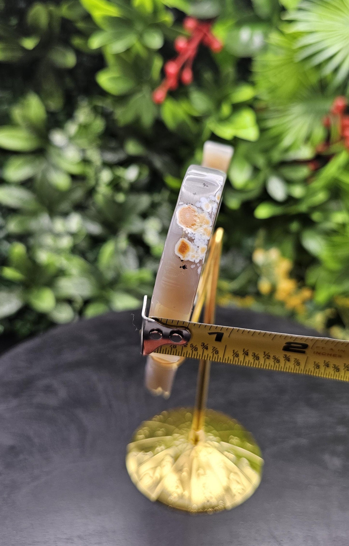 Unique Druzy Agate Bull Carving on Zodiac Stand