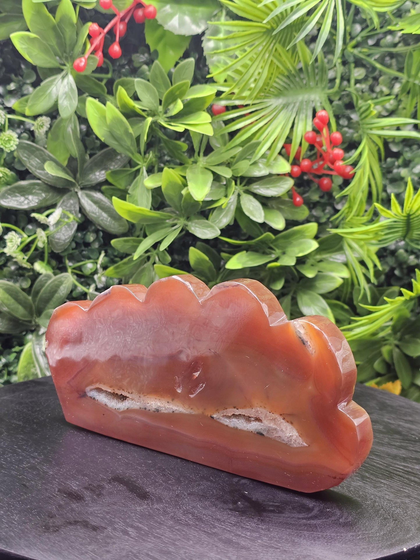 Large Red Carnelian Druzy Cloud