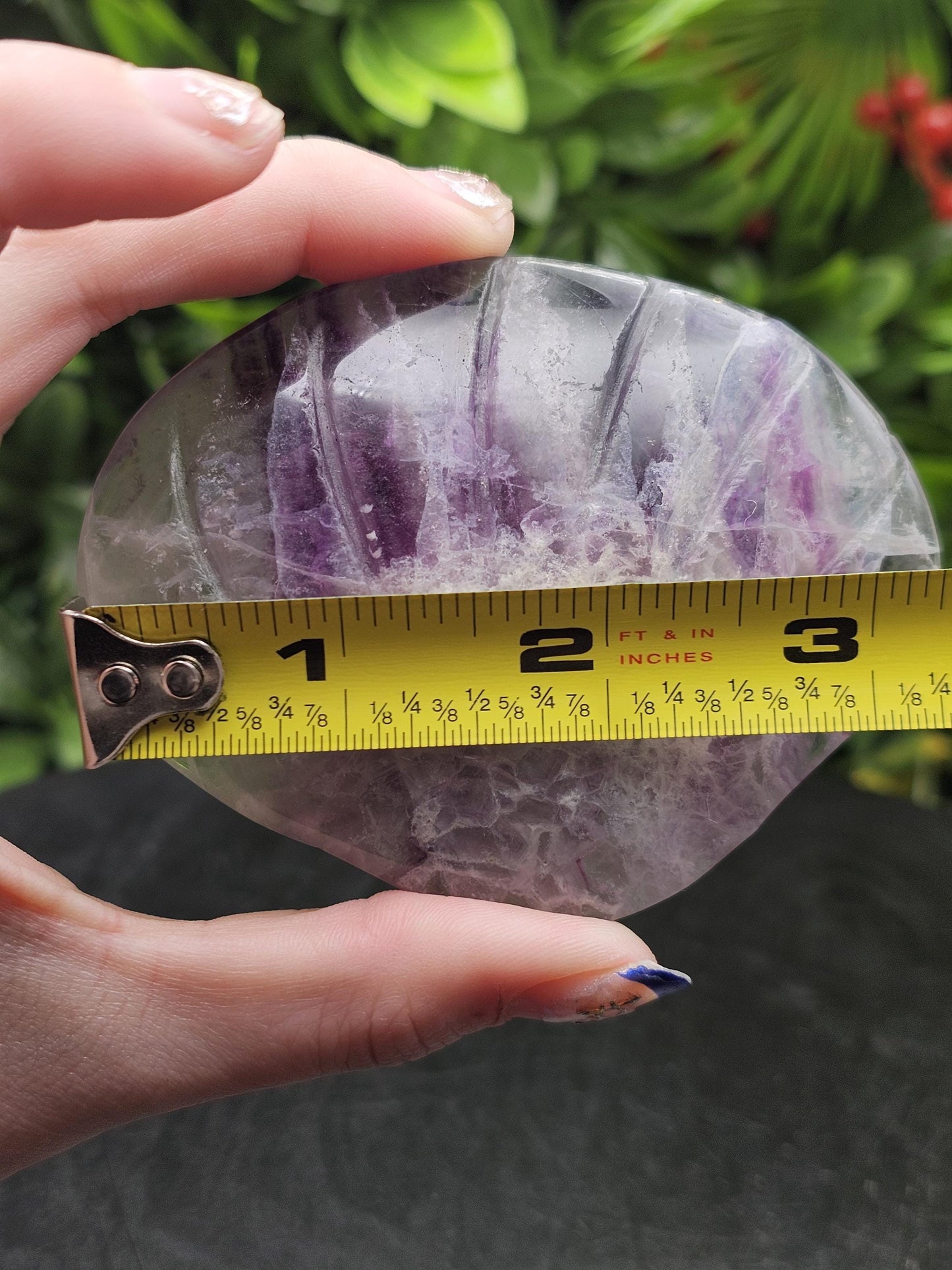 Snowflake Fluorite Sea Shell Carving