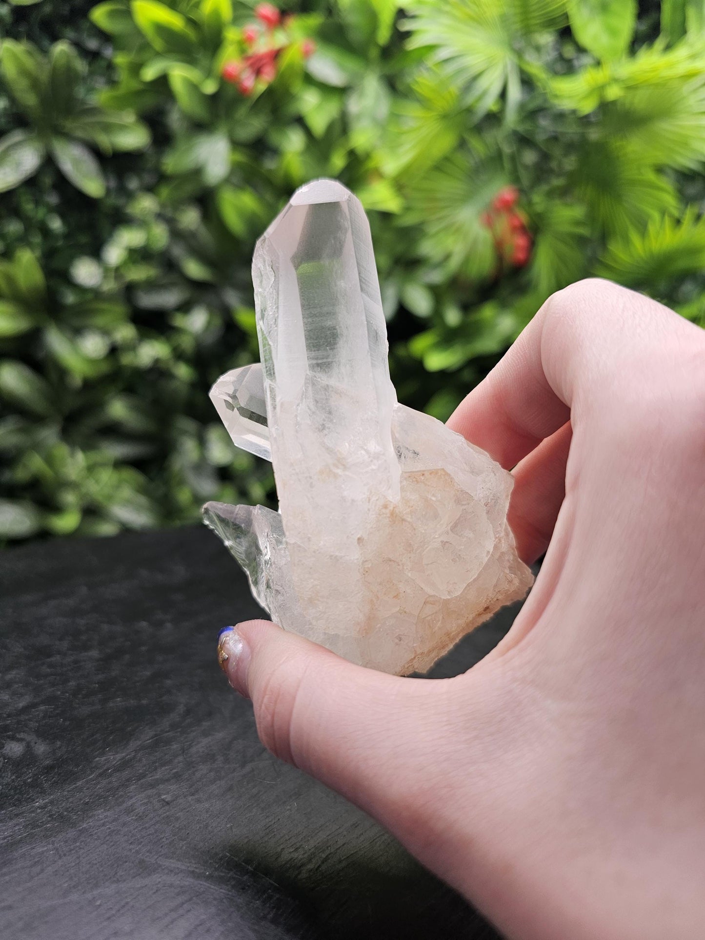 Clear Quartz Crystal Cluster