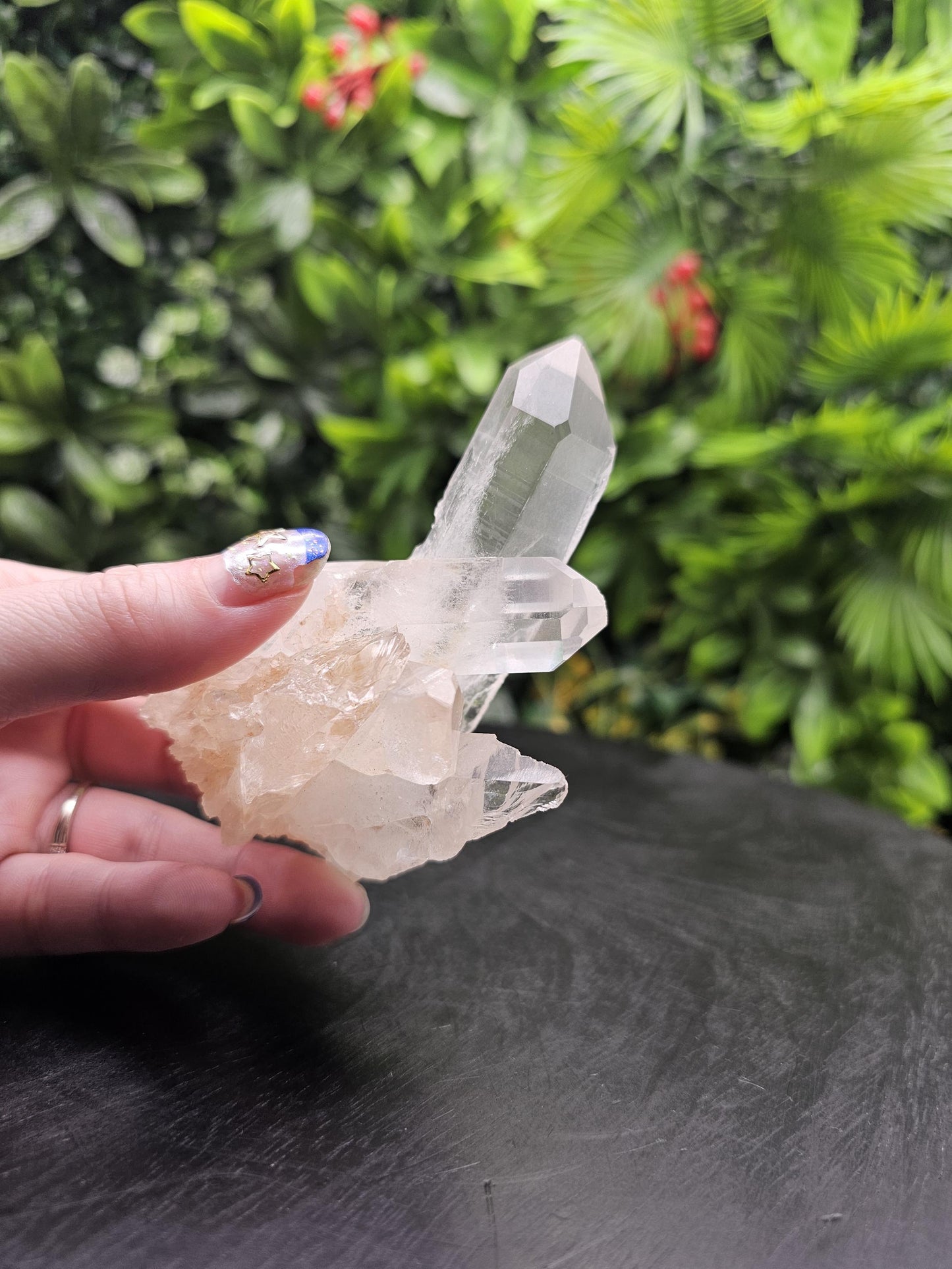 Clear Quartz Crystal Cluster