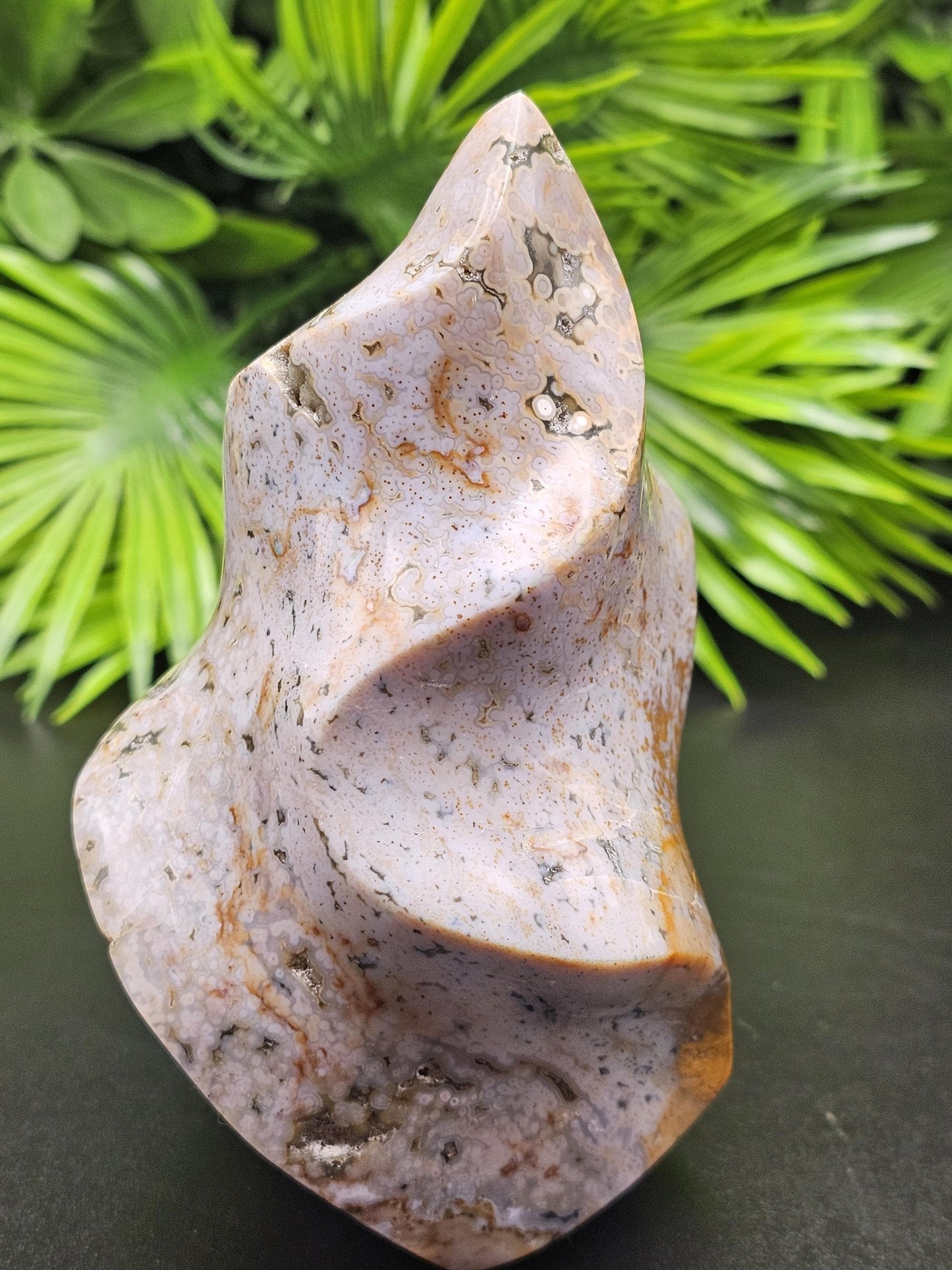 Maravoto Ocean Jasper Crystal Flame
