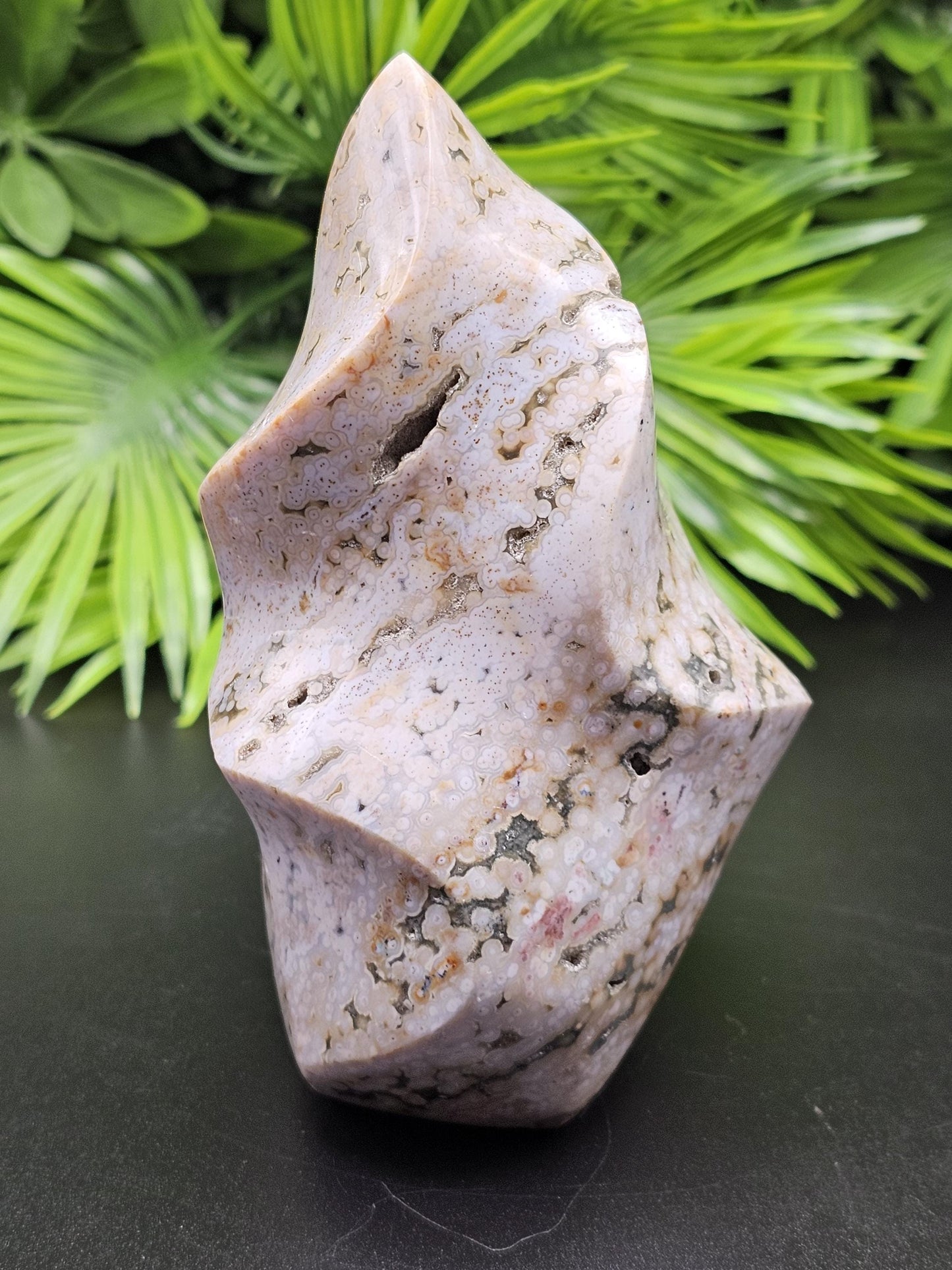 Maravoto Ocean Jasper Crystal Flame