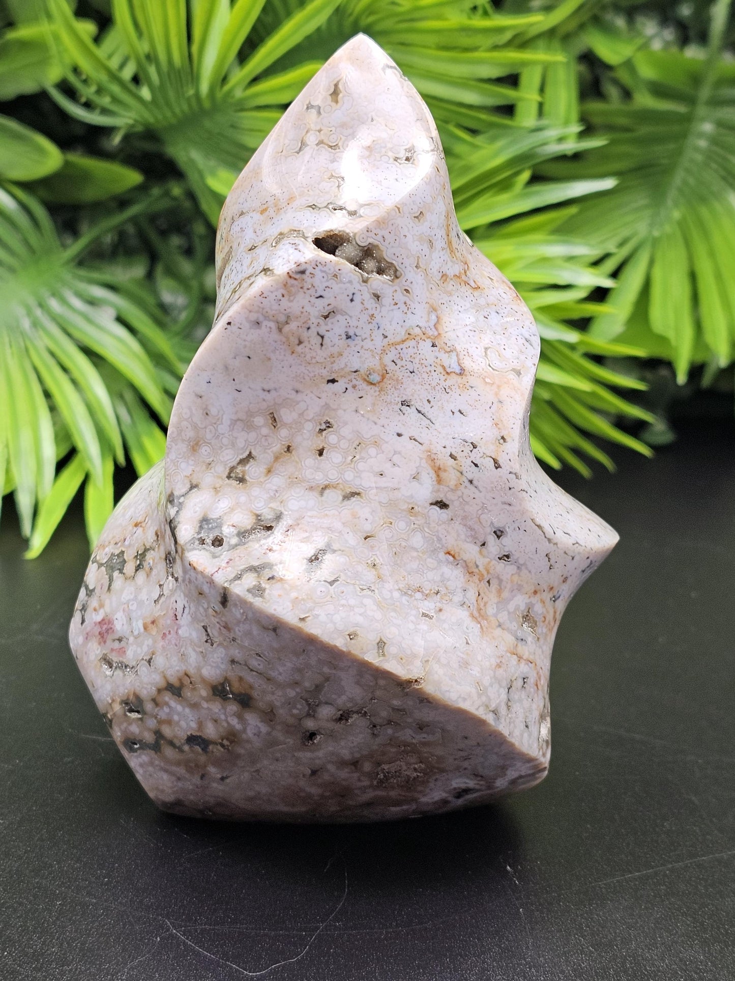 Maravoto Ocean Jasper Crystal Flame
