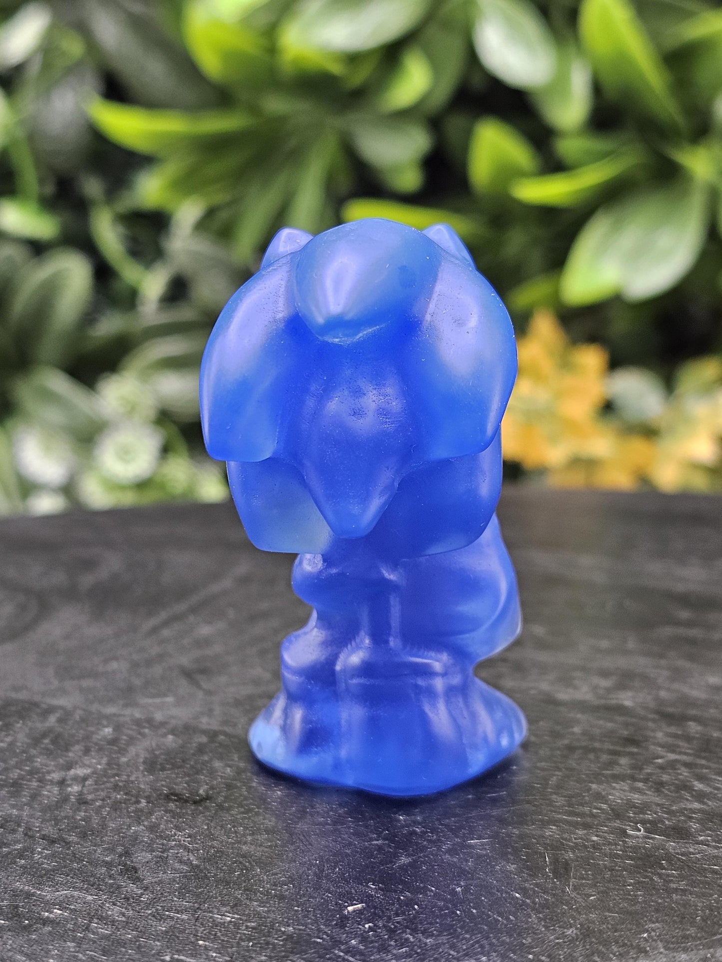 Blue Opalite Sonic the Hedgehog Crystal Carving