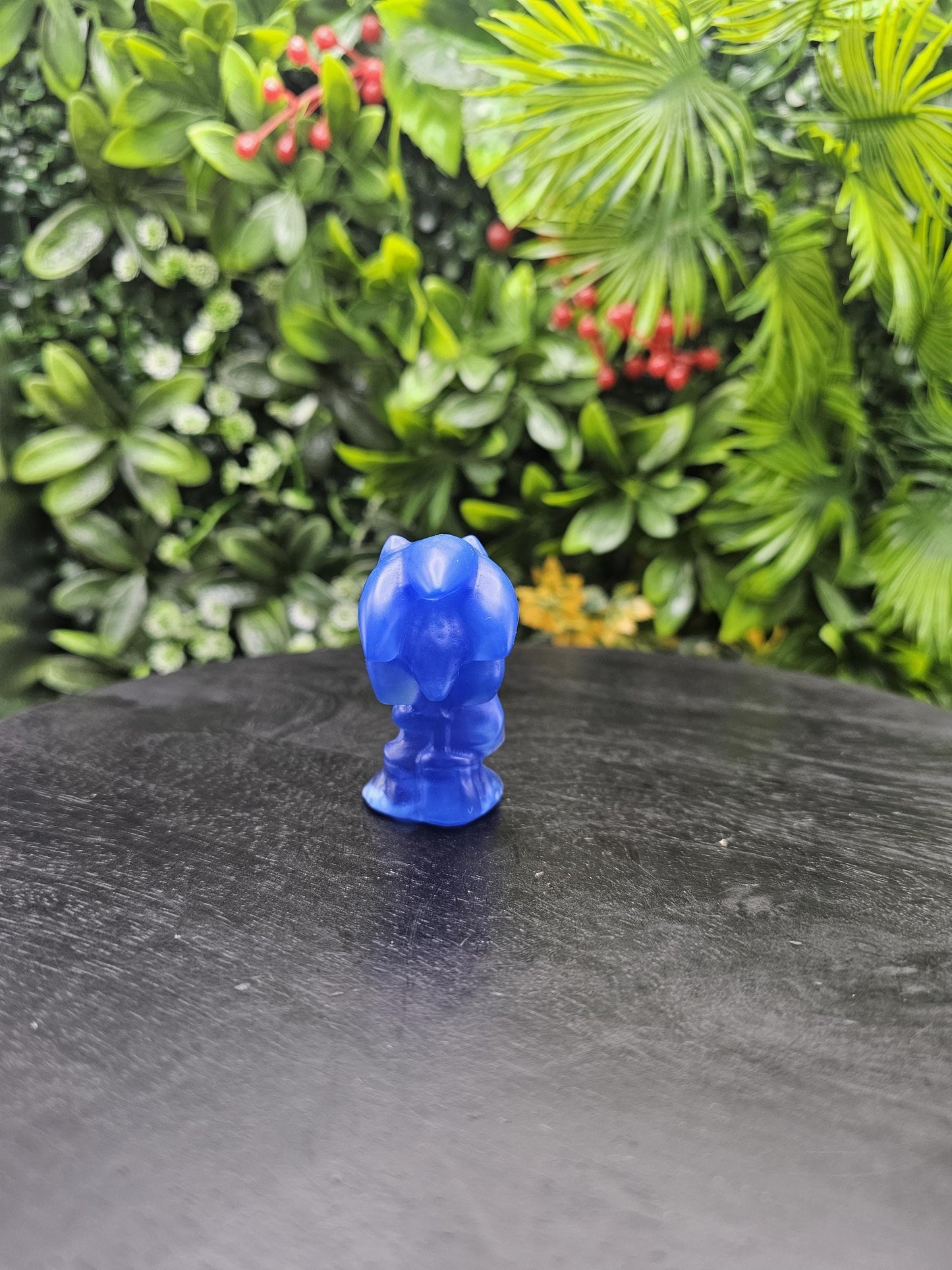 Blue Opalite Sonic the Hedgehog Crystal Carving