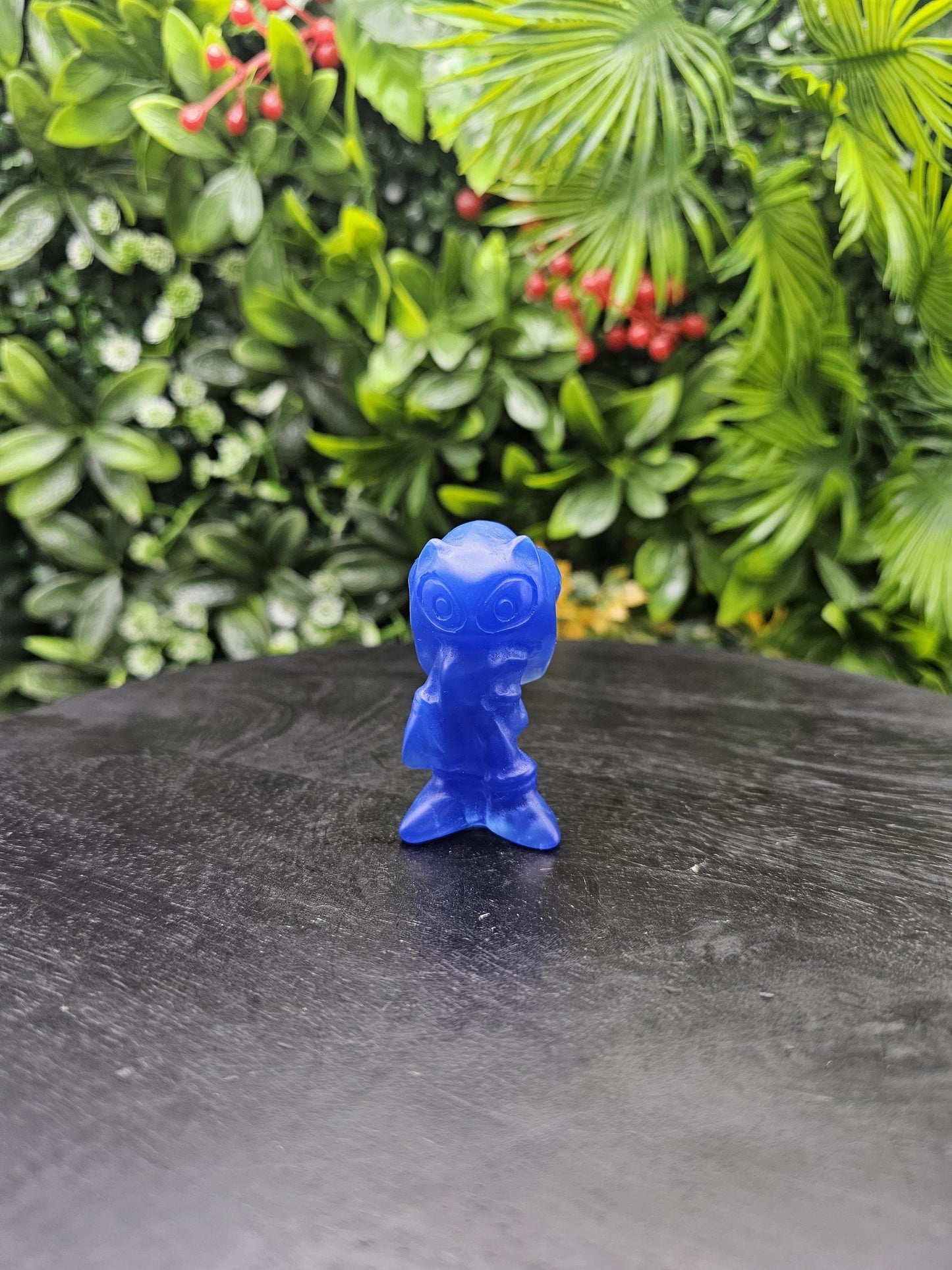 Blue Opalite Sonic the Hedgehog Crystal Carving