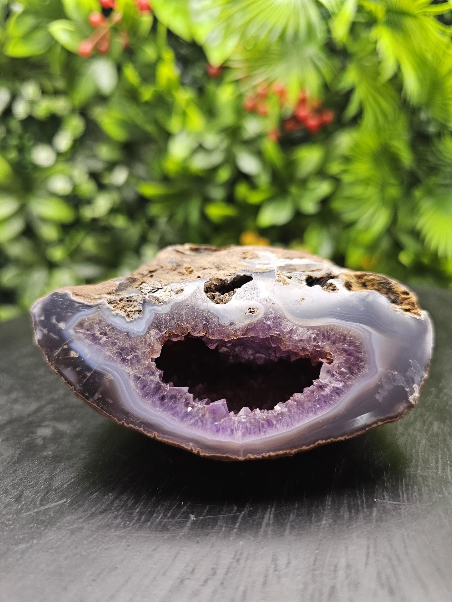 Amethyst Agate Geode