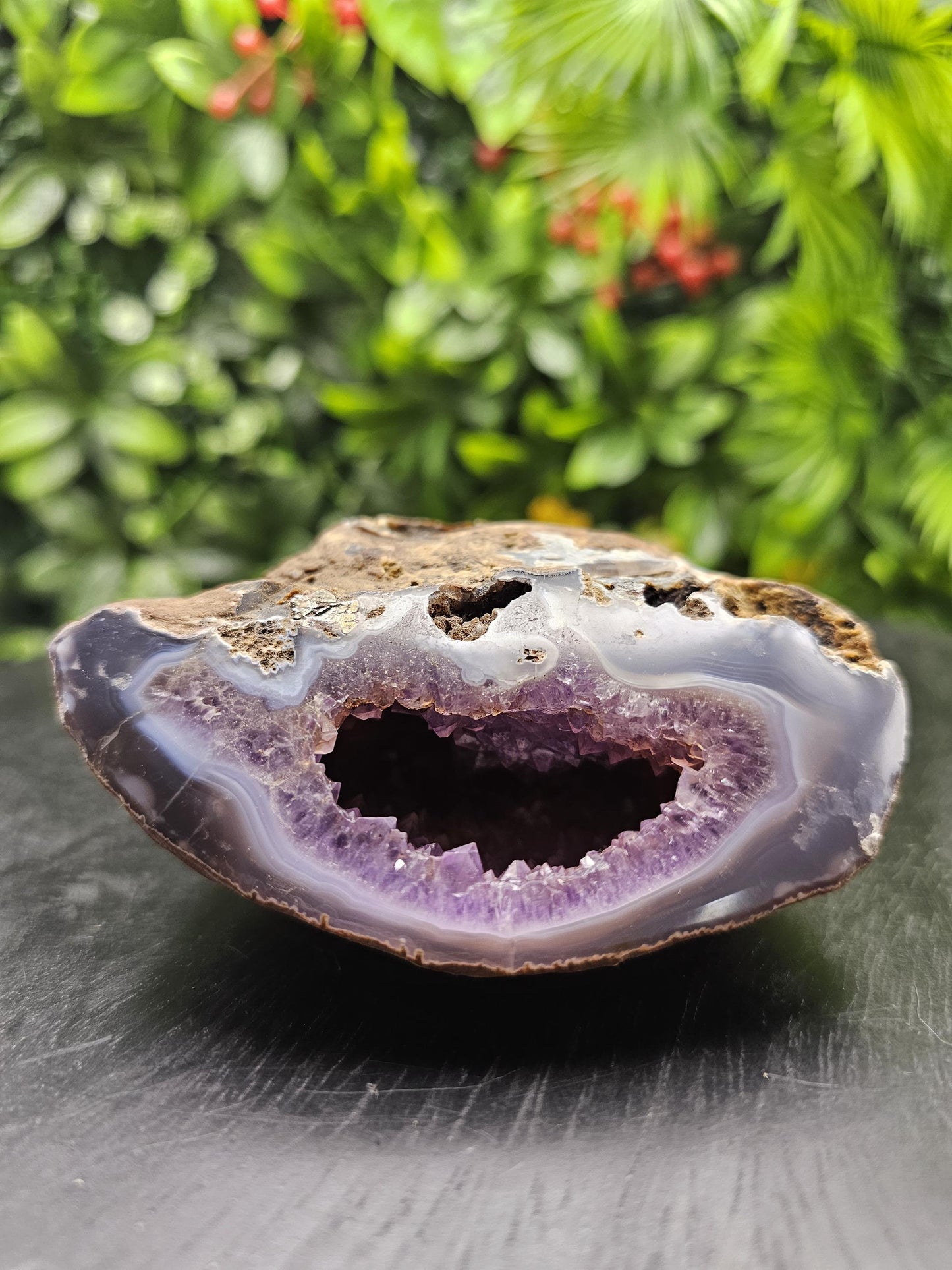 Amethyst Agate Geode
