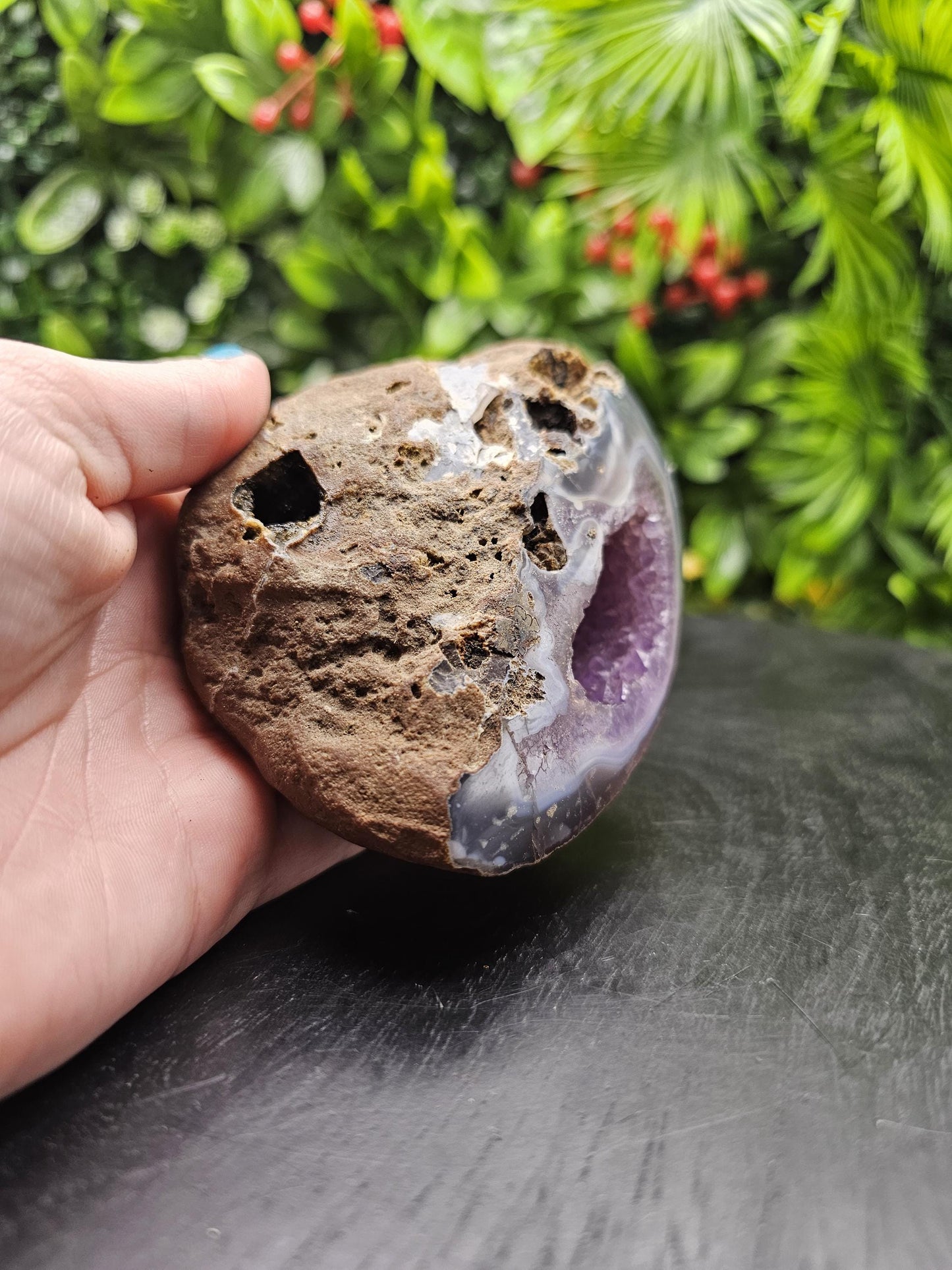 Amethyst Agate Geode