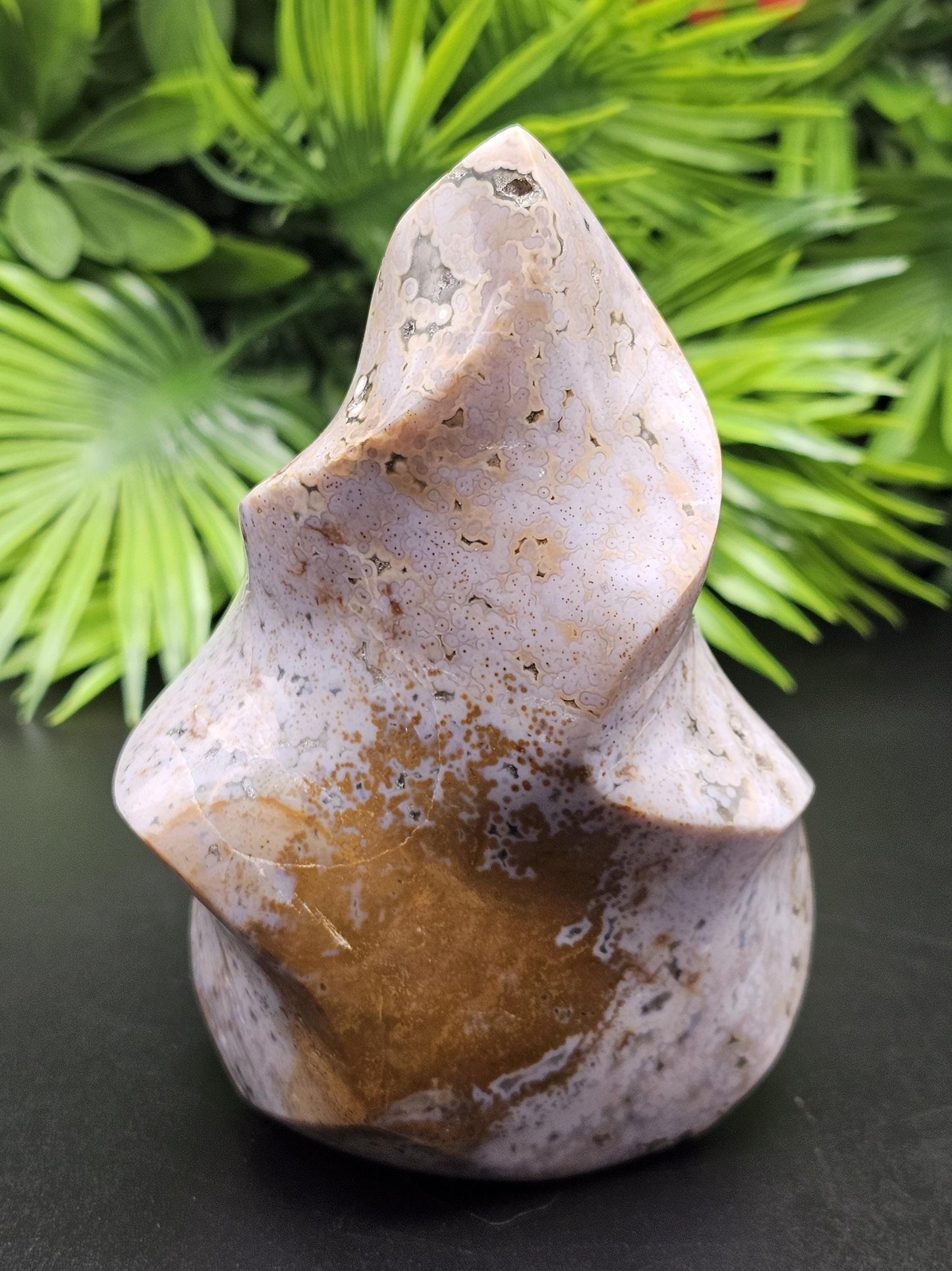 Maravoto Ocean Jasper Crystal Flame