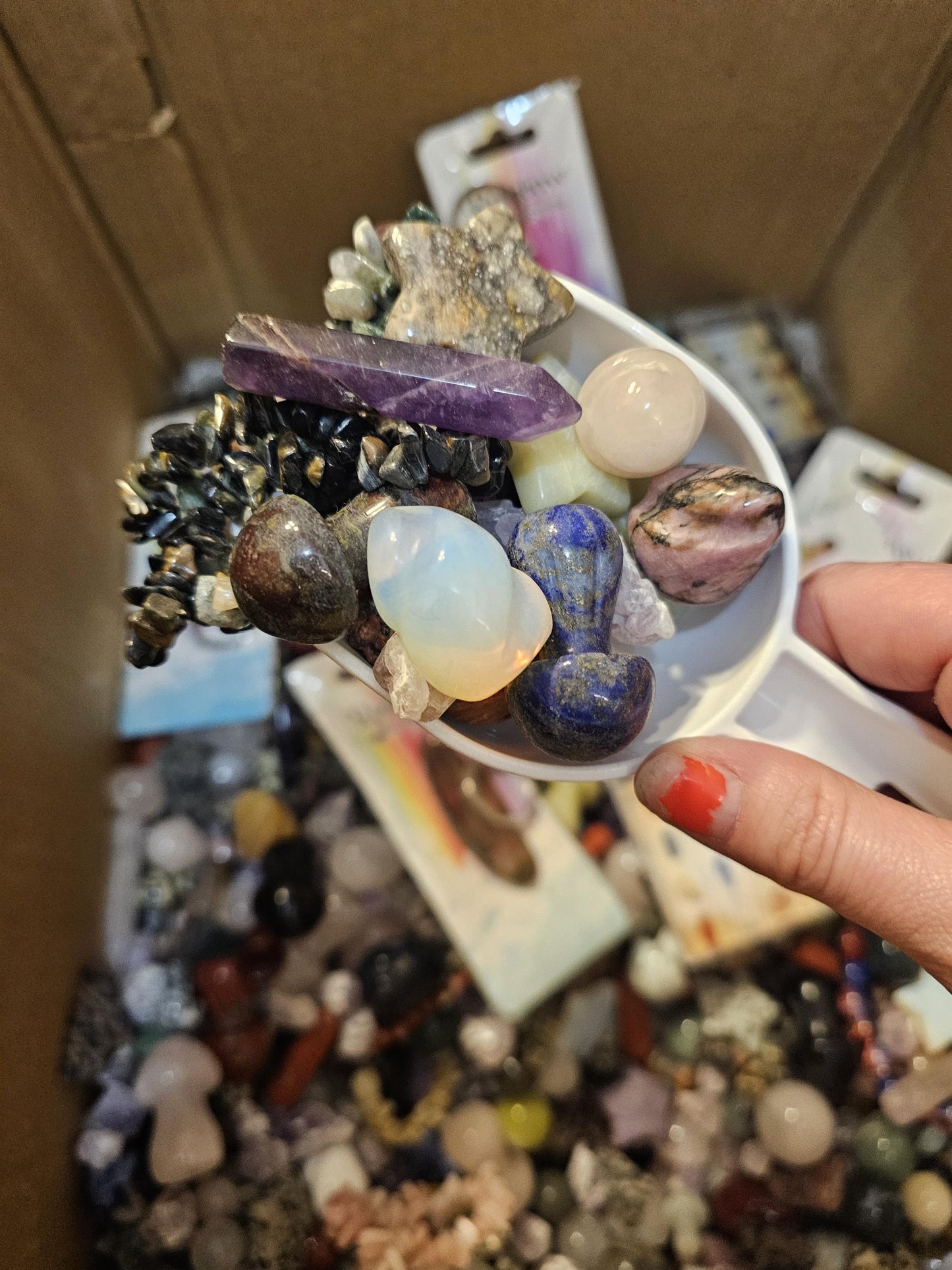 Crystal Scoops/Crystal Confetti Contains an assortment of High Quality Crystals!