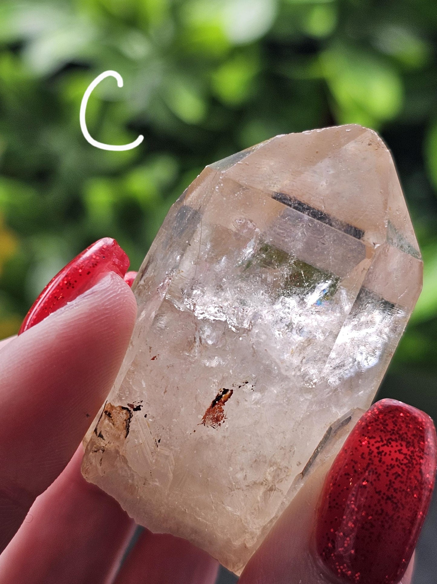 Kundalini Citrine semi-small Points multiple to choose from with Rainbows!