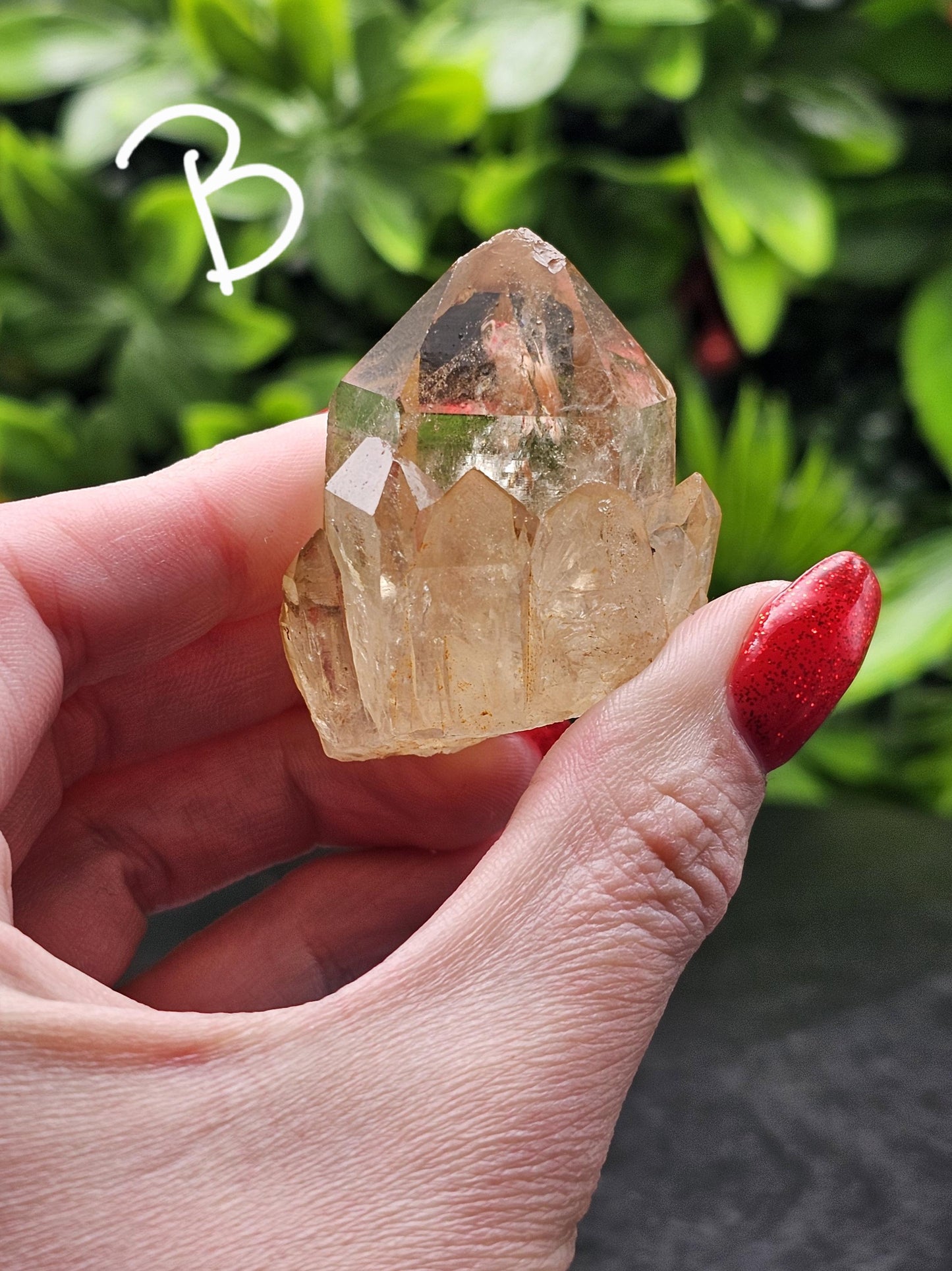 Kundalini Citrine semi-small Points multiple to choose from with Rainbows!