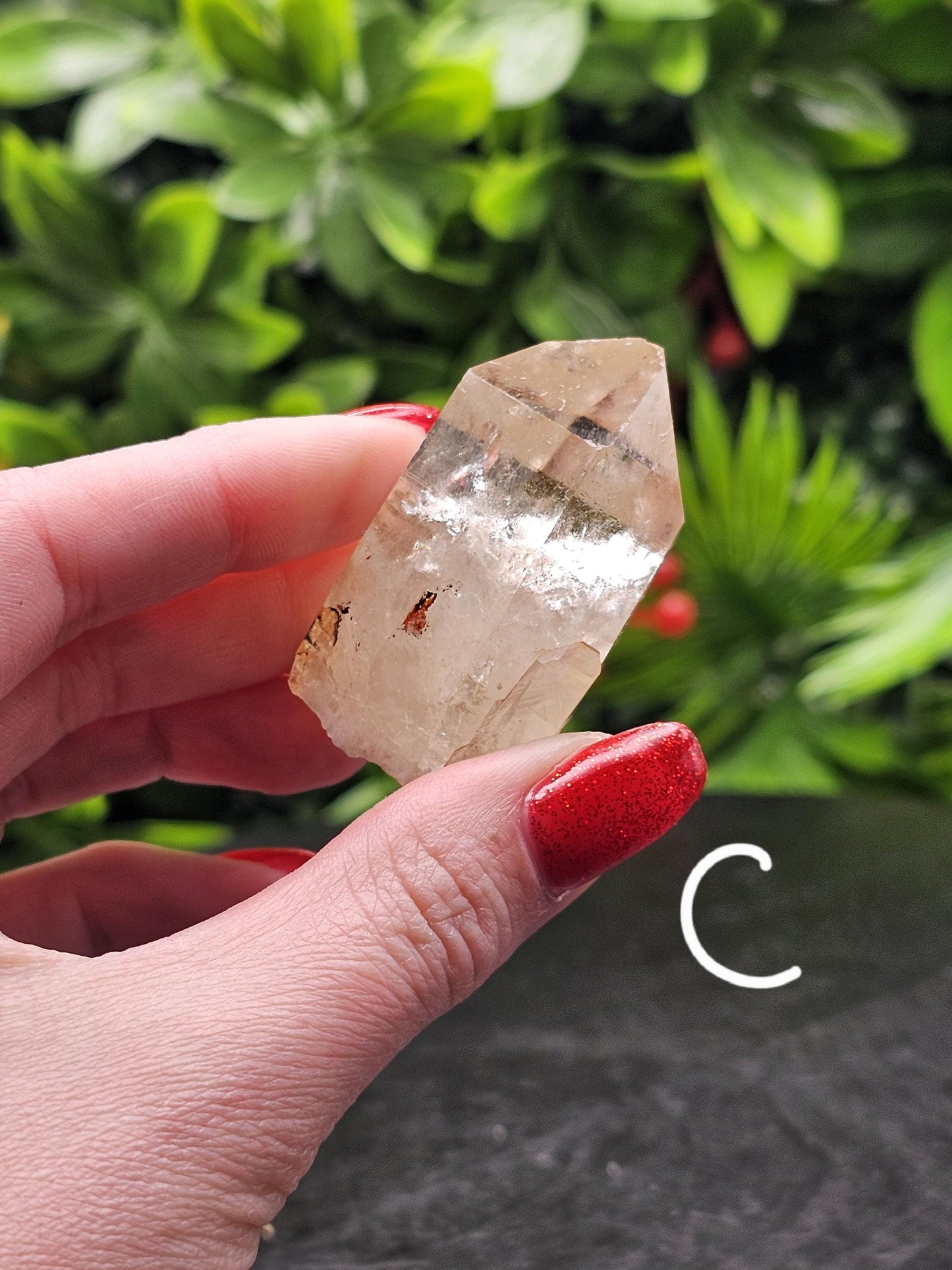 Kundalini Citrine semi-small Points multiple to choose from with Rainbows!