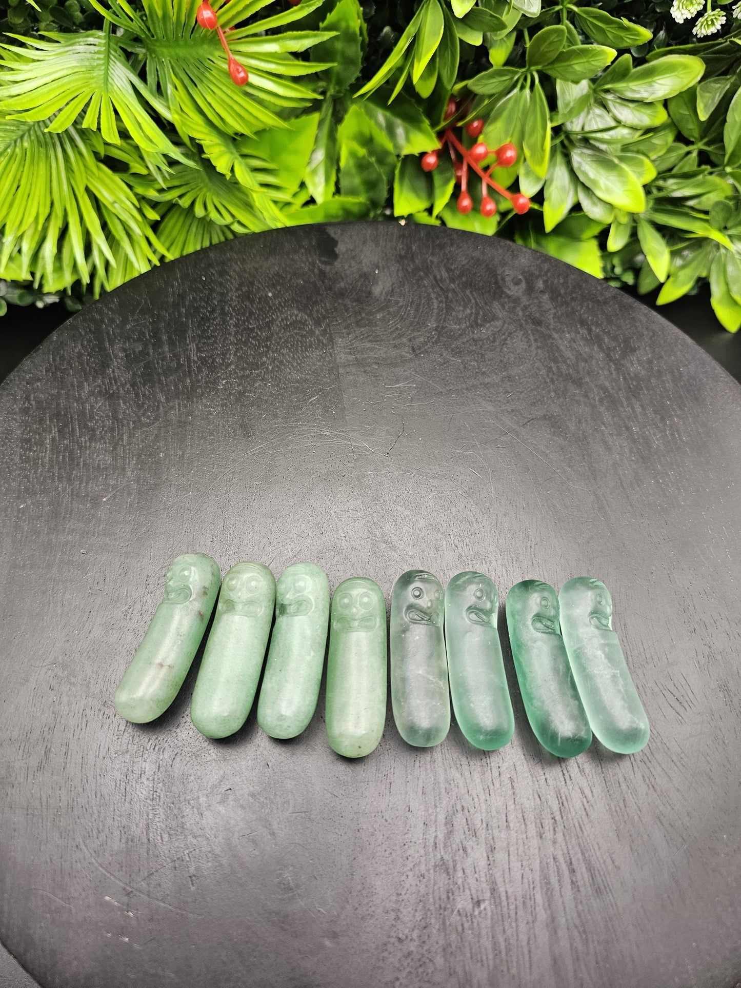Crystal Pickle Ricks, Fluorite or Green Adventurine figurine from Rick and Morty