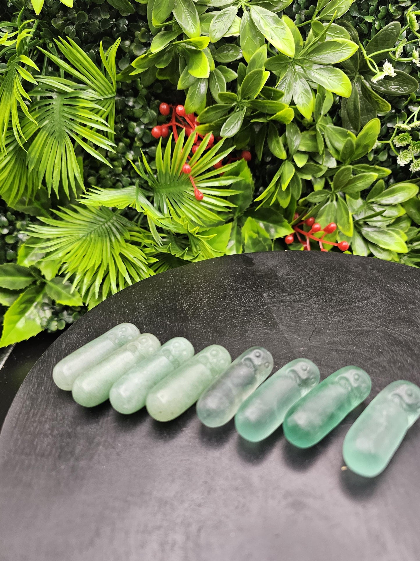 Crystal Pickle Ricks, Fluorite or Green Adventurine figurine from Rick and Morty