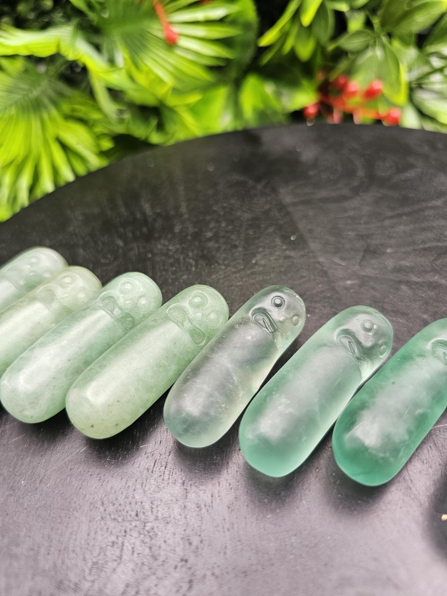 Crystal Pickle Ricks, Fluorite or Green Adventurine figurine from Rick and Morty