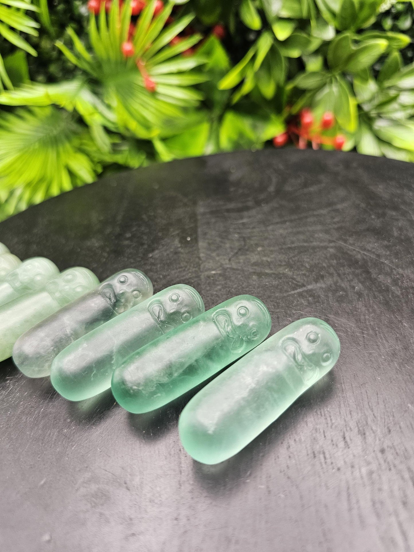 Crystal Pickle Ricks, Fluorite or Green Adventurine figurine from Rick and Morty