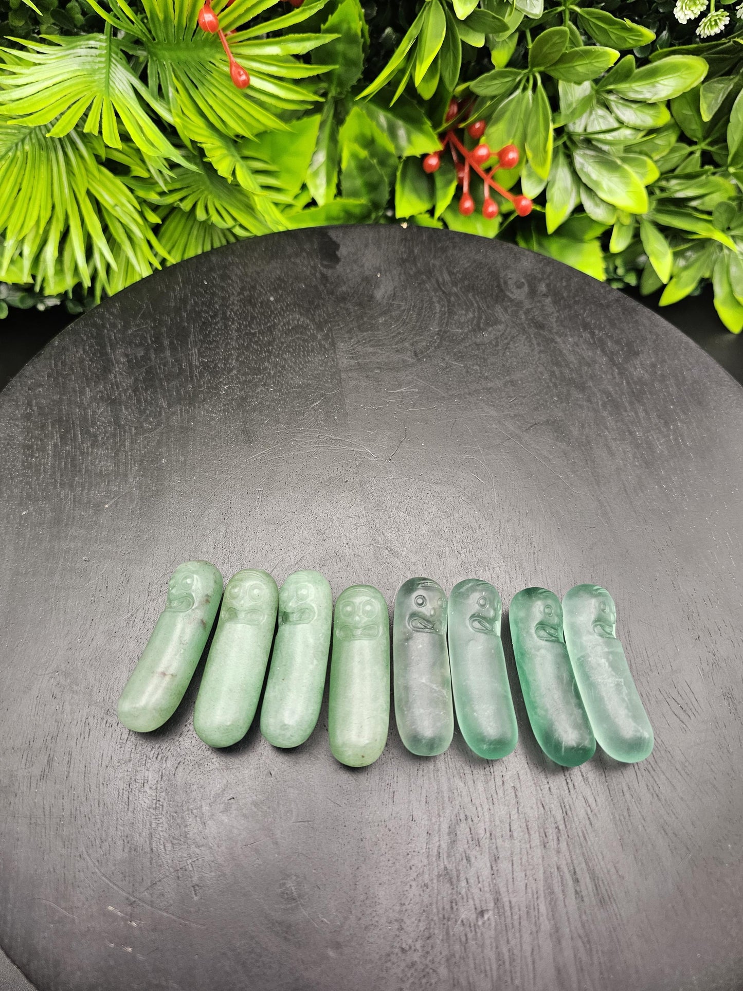 Crystal Pickle Ricks, Fluorite or Green Adventurine figurine from Rick and Morty