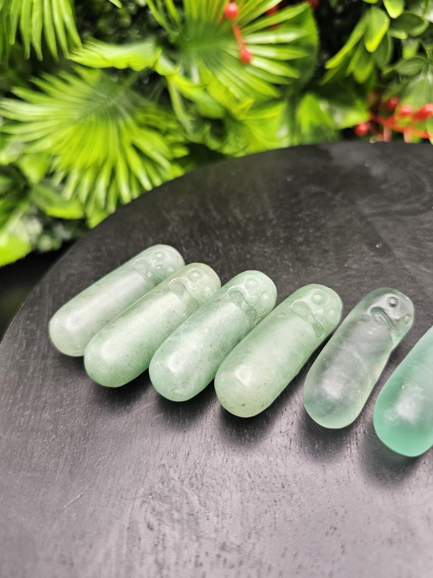 Crystal Pickle Ricks, Fluorite or Green Adventurine figurine from Rick and Morty