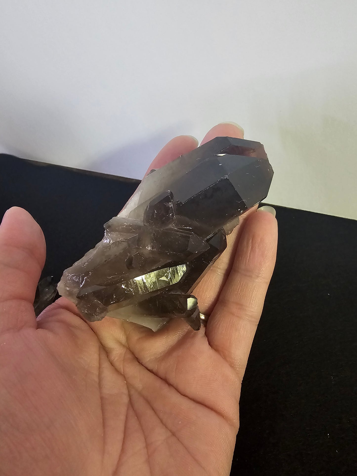 Smoky Quartz Crystal Cluster