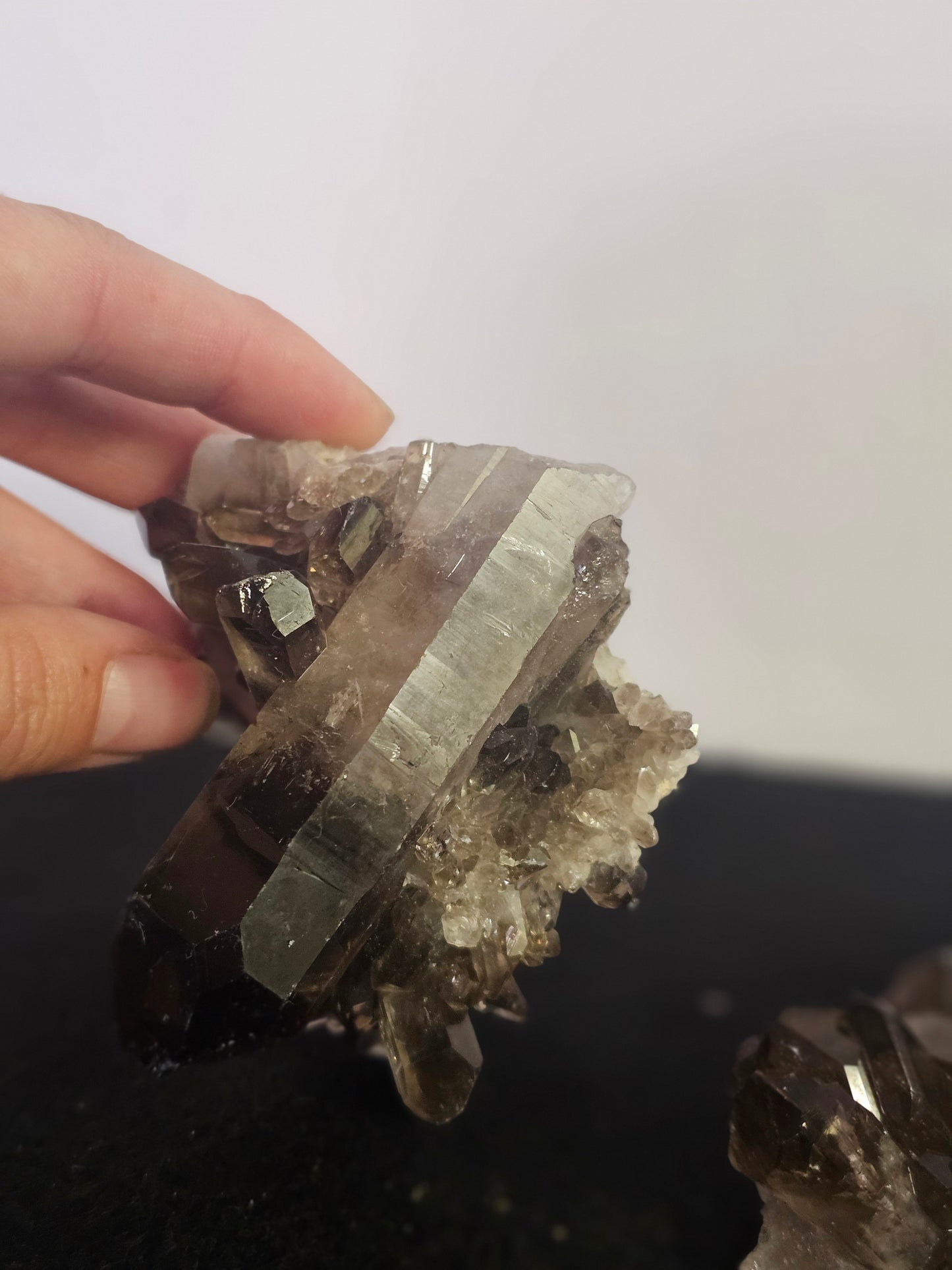 Smoky Quartz Crystal Cluster