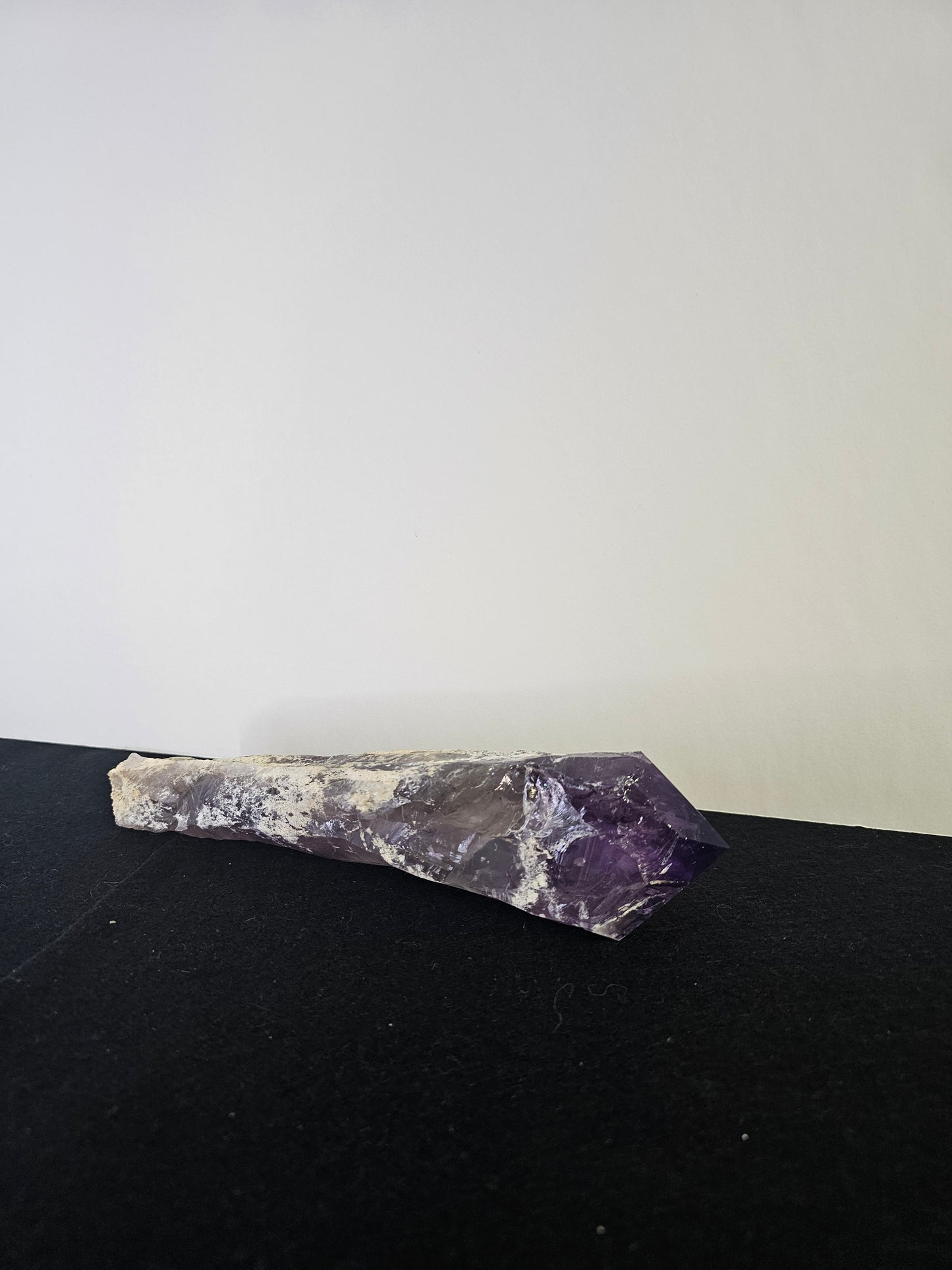 Giant amethyst dragon tooth