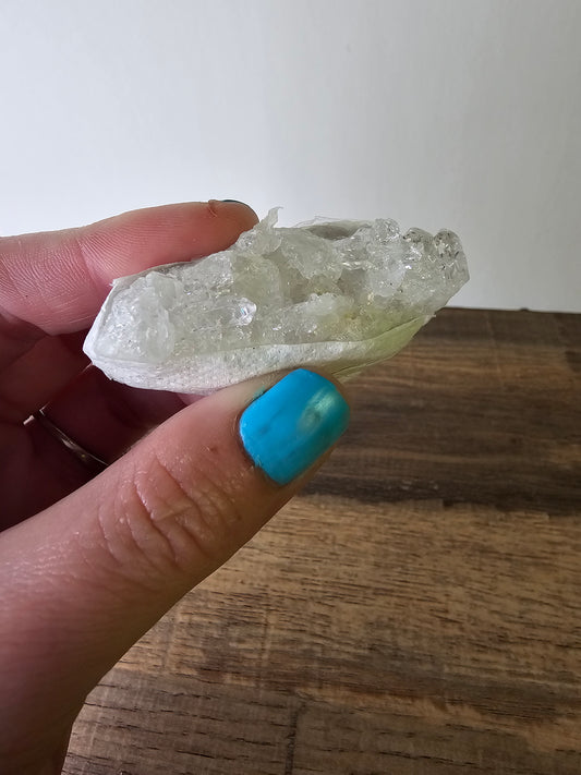 Clear quartz cluster