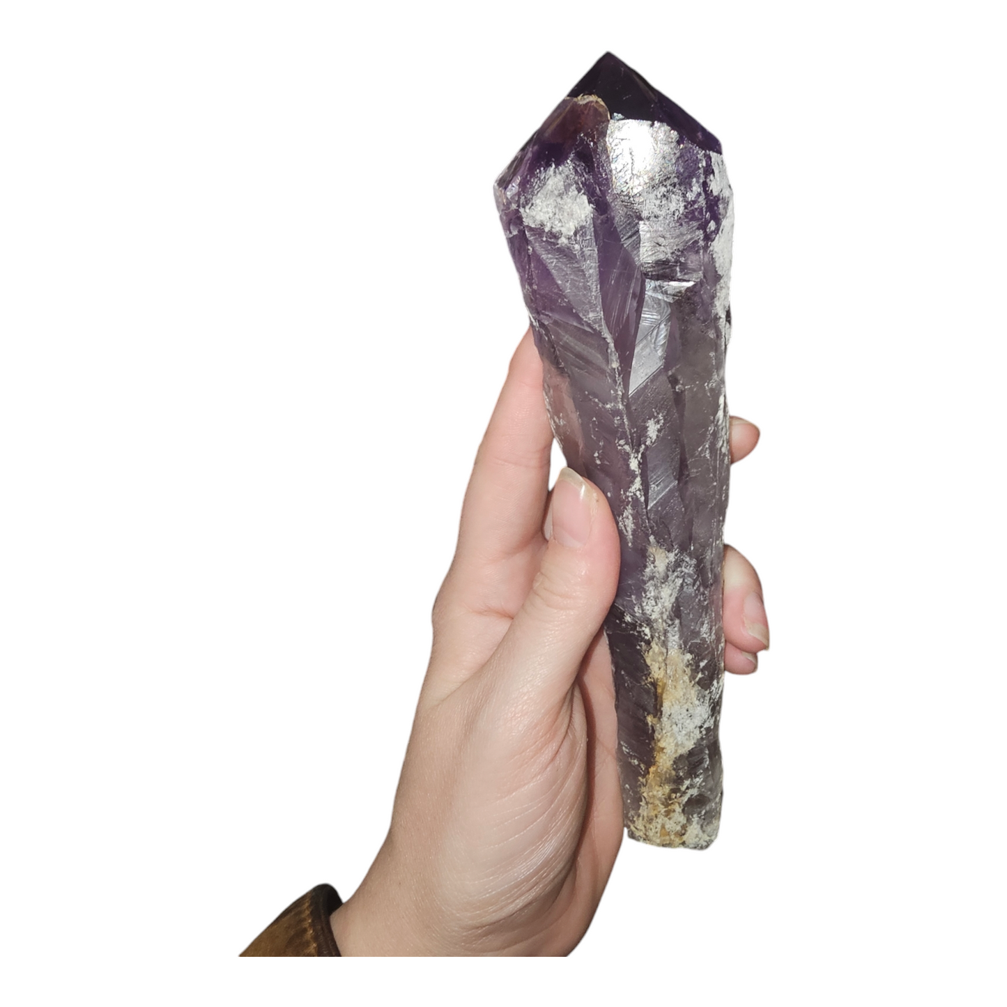 Giant amethyst dragon tooth