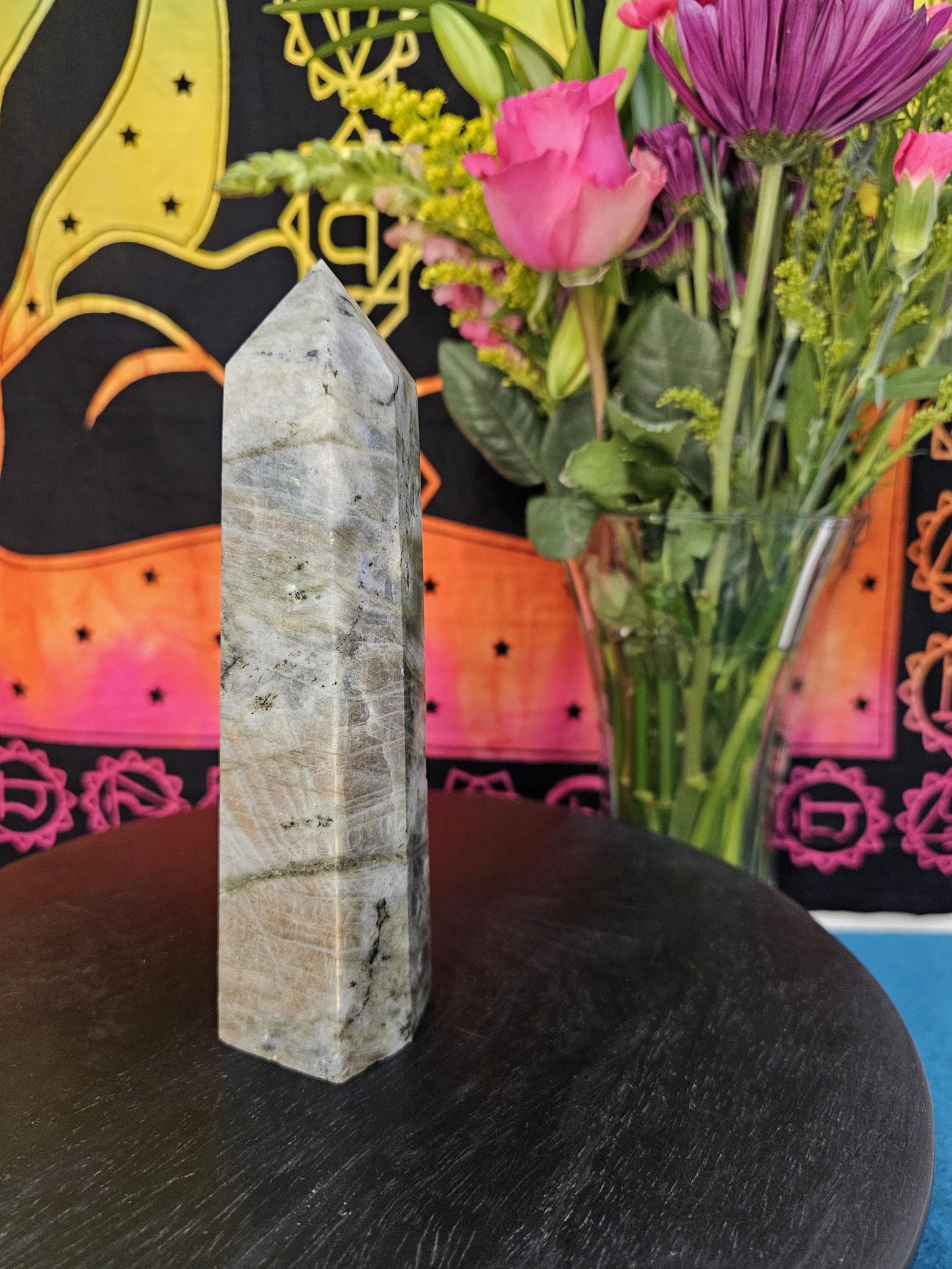 Large Labradorite Tower