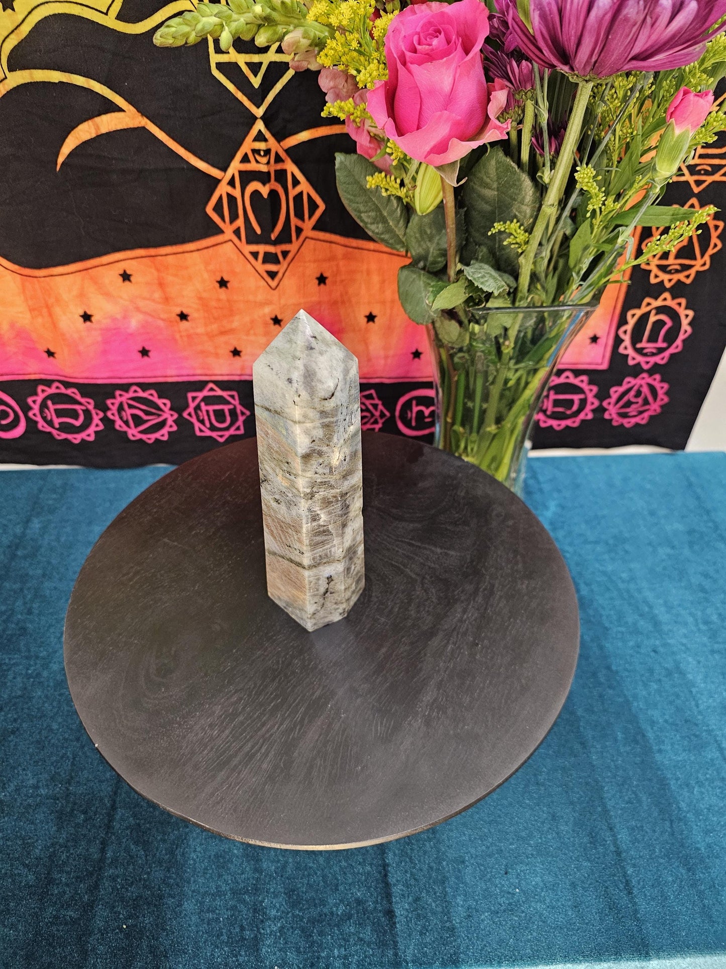 Large Labradorite Tower