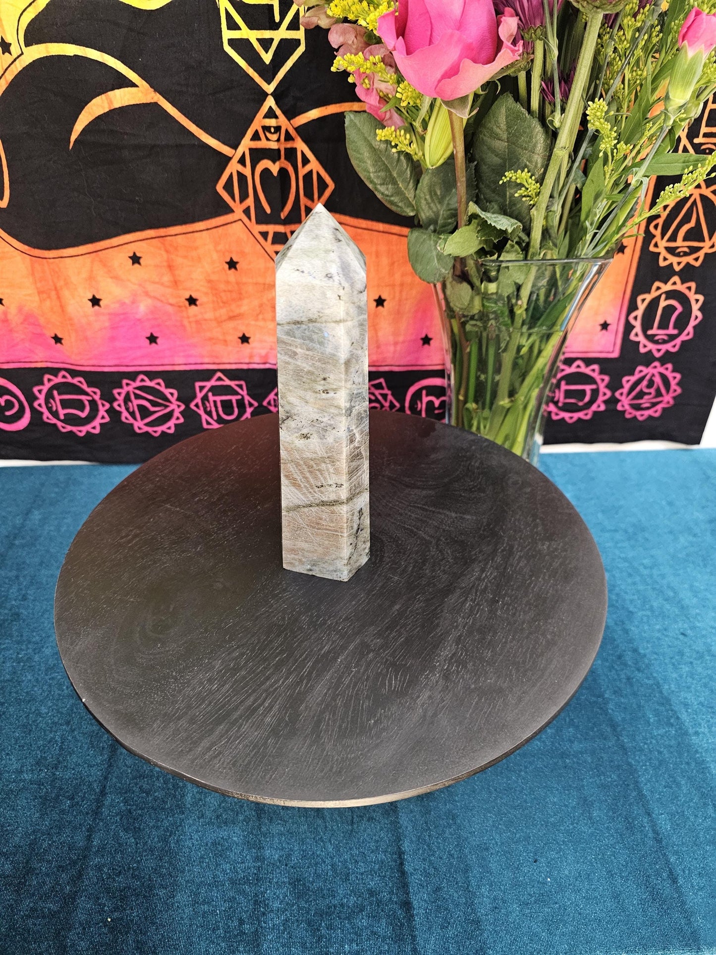 Large Labradorite Tower