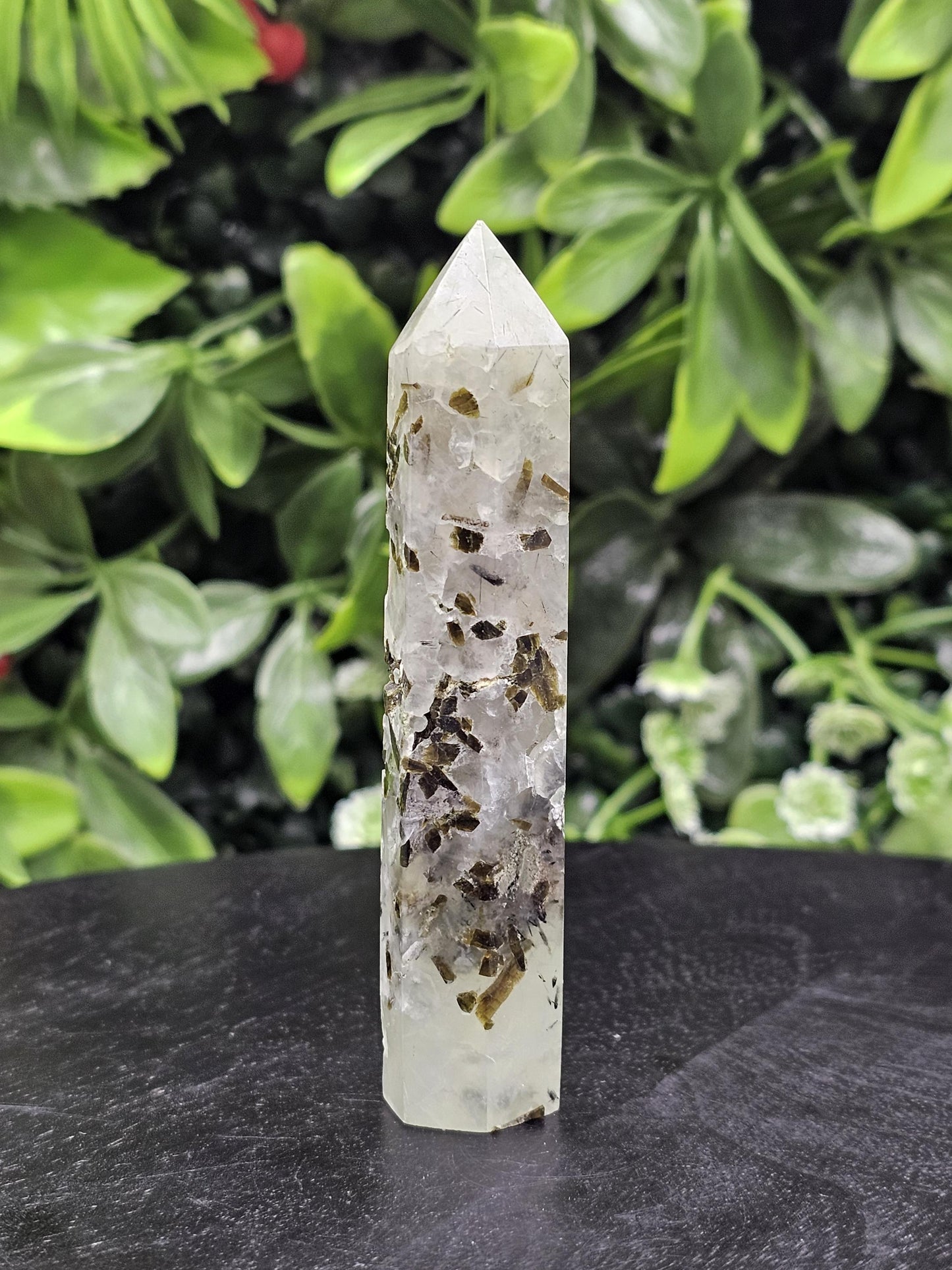 Prehnite Crystal Tower