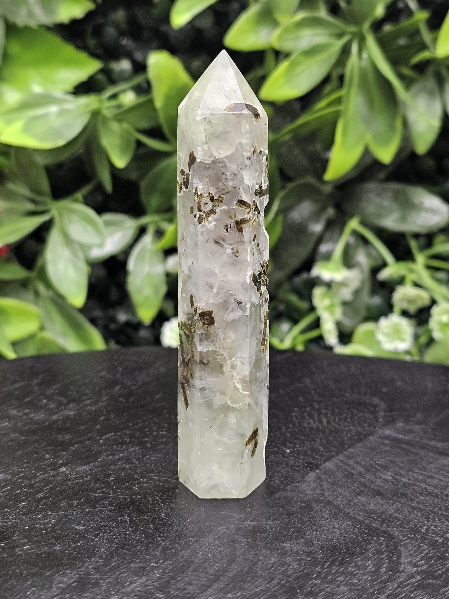 Prehnite Crystal Tower