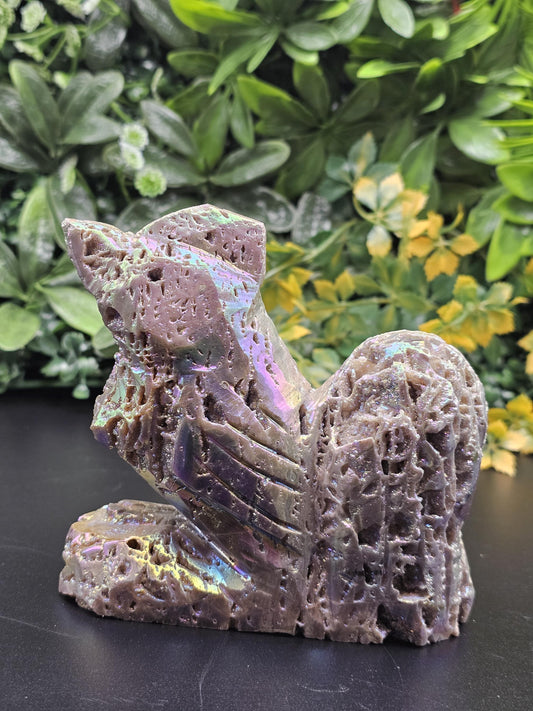 Angel Aura Sphalerlite Large Hen Carving