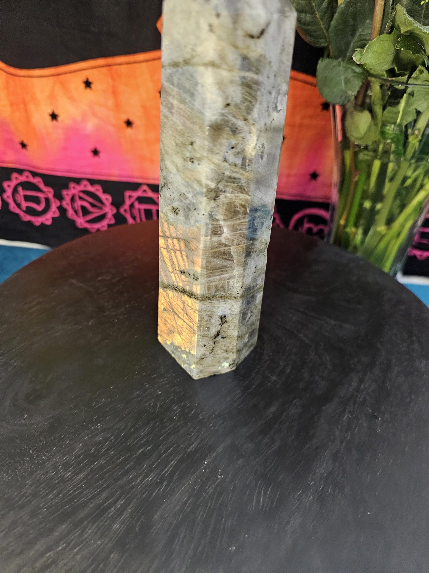 Large Labradorite Tower