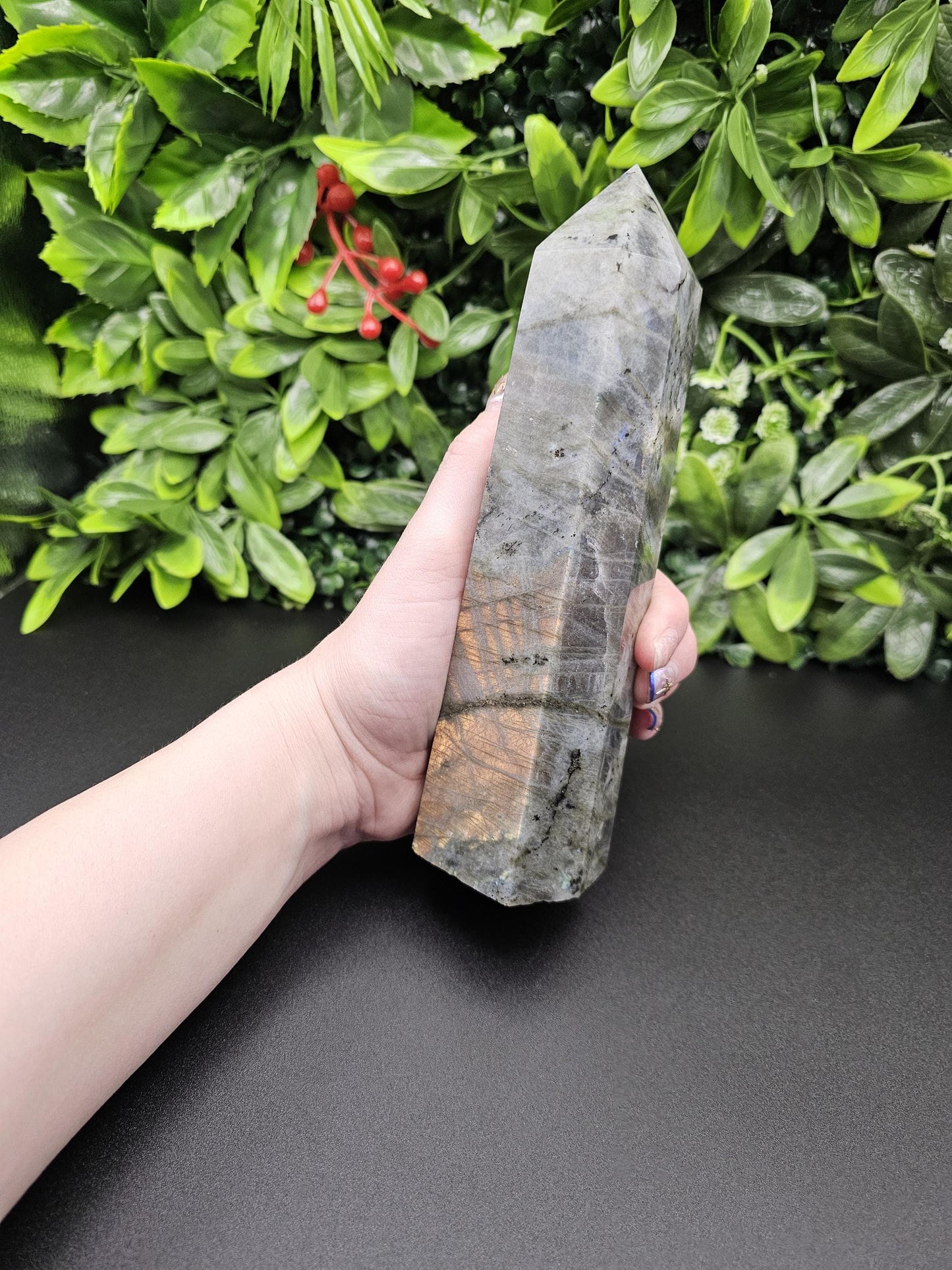 Large Labradorite Tower