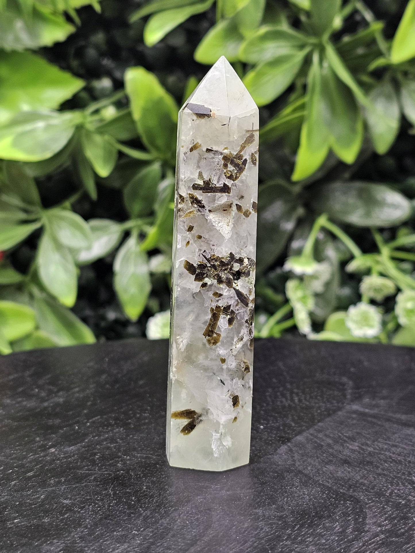 Prehnite Crystal Tower