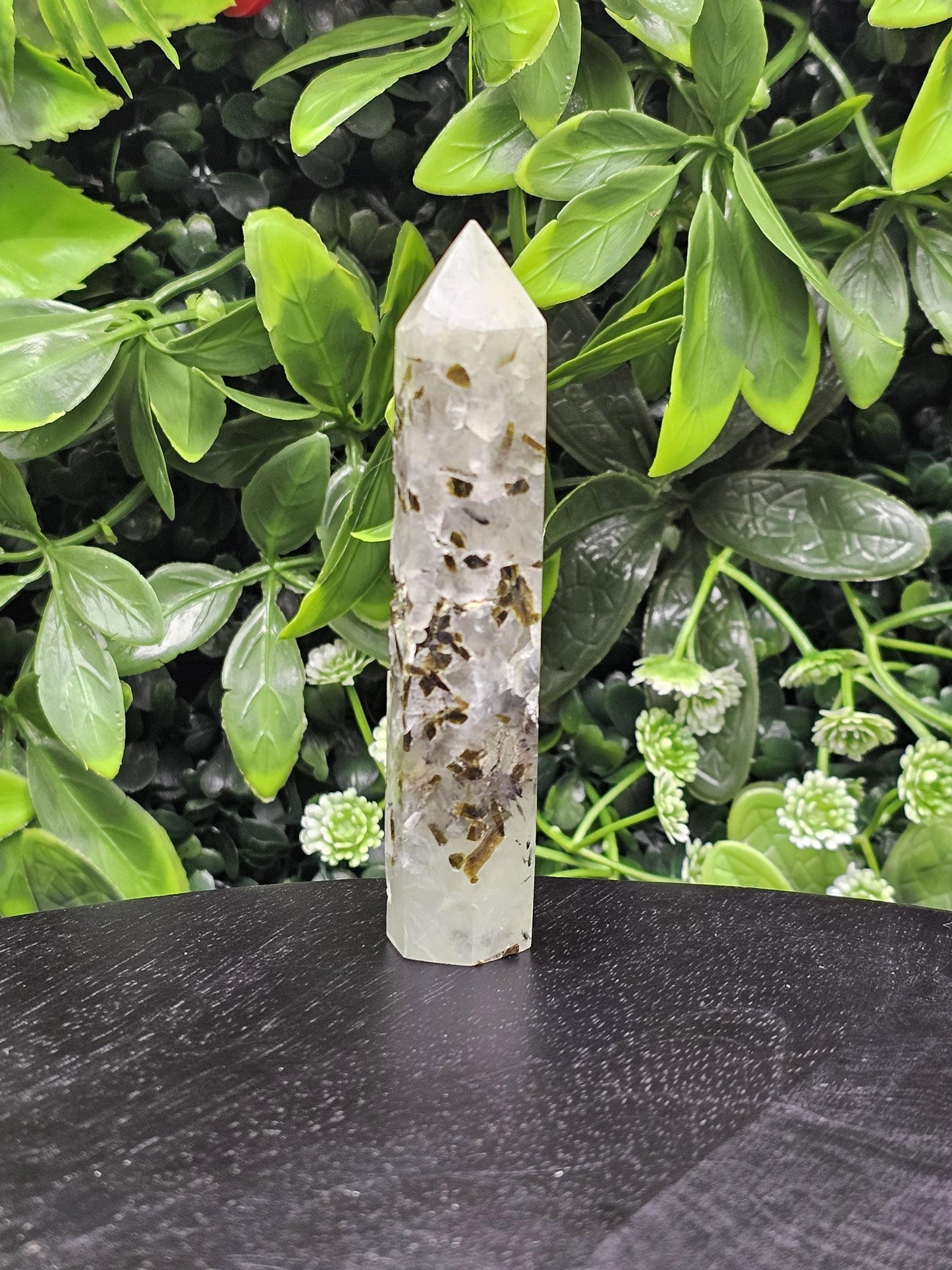 Prehnite Crystal Tower
