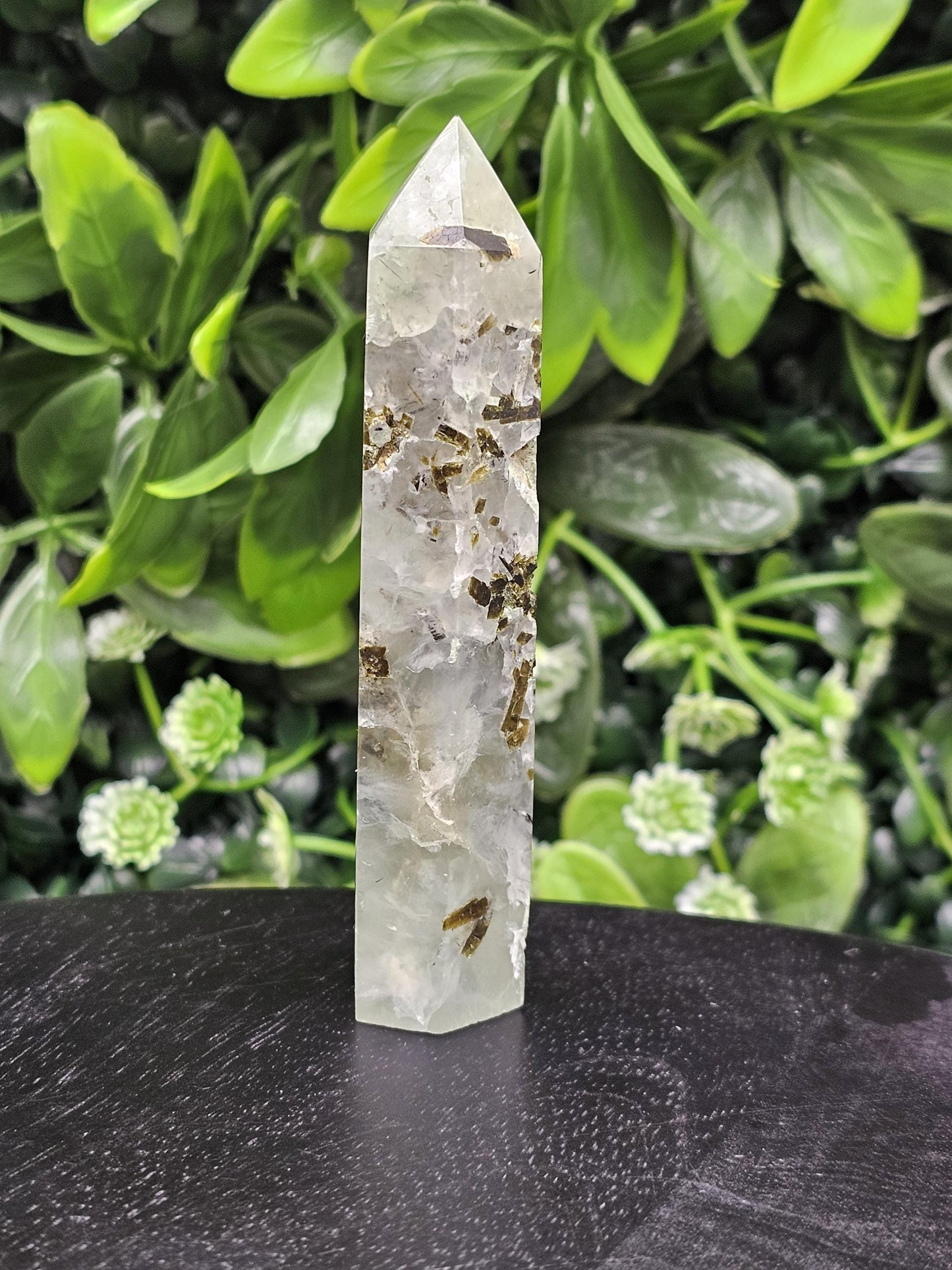 Prehnite Crystal Tower